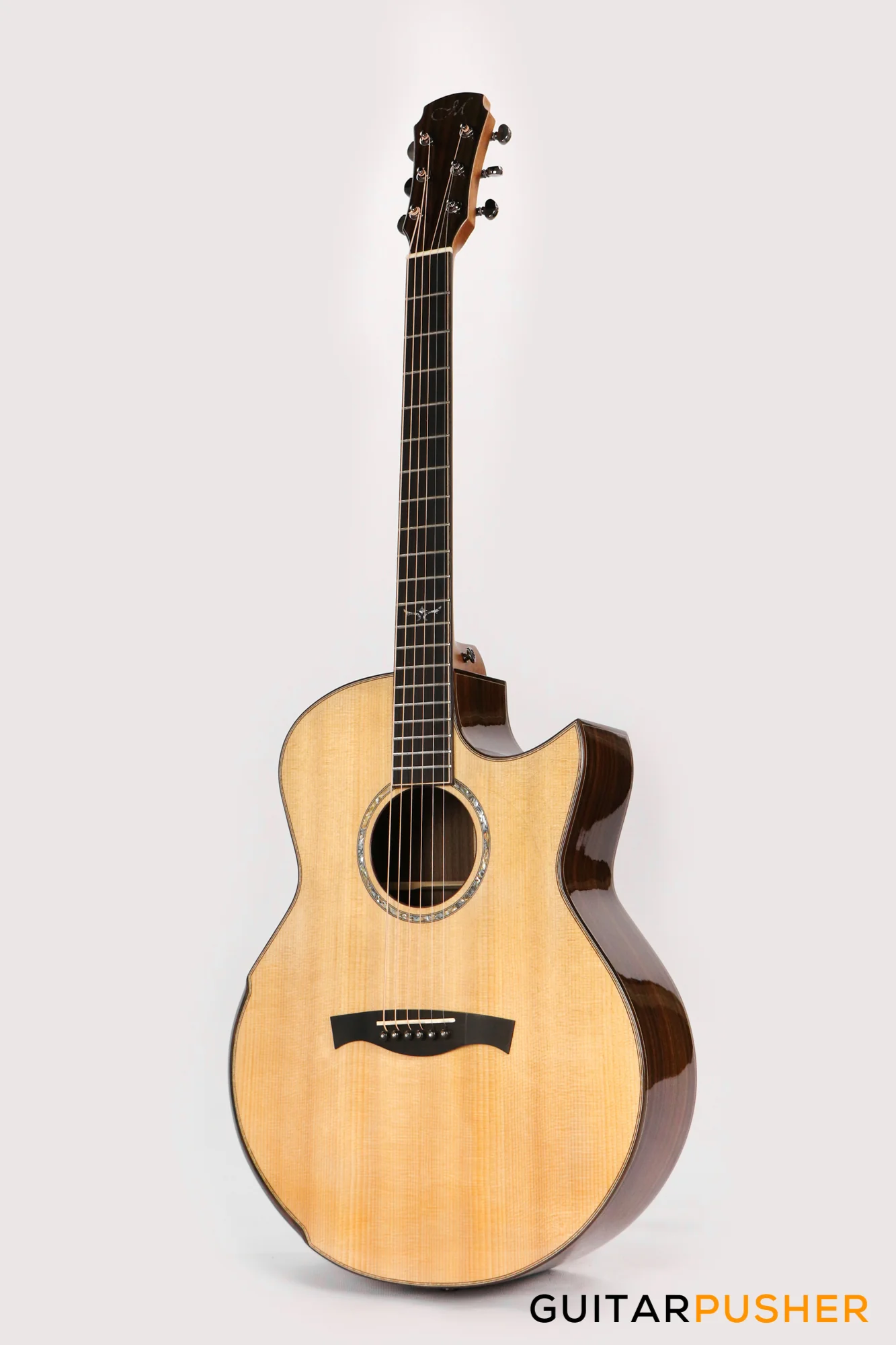 Maestro Custom Series Raffles-IR CSB All-Solid Wood Sitka Spruce/Indian Rosewood Acoustic Guitar - Image 10