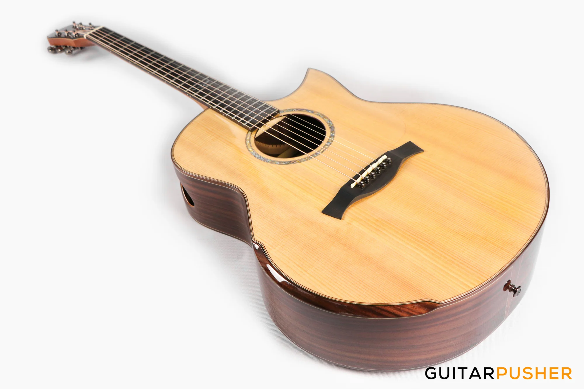 Maestro Custom Series Raffles-IR CSB All-Solid Wood Sitka Spruce/Indian Rosewood Acoustic Guitar - Image 12