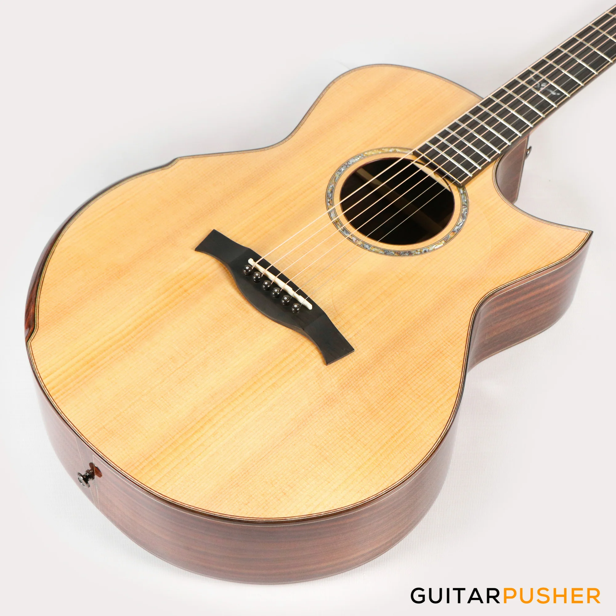 Maestro Custom Series Raffles-IR CSB All-Solid Wood Sitka Spruce/Indian Rosewood Acoustic Guitar - Image 13