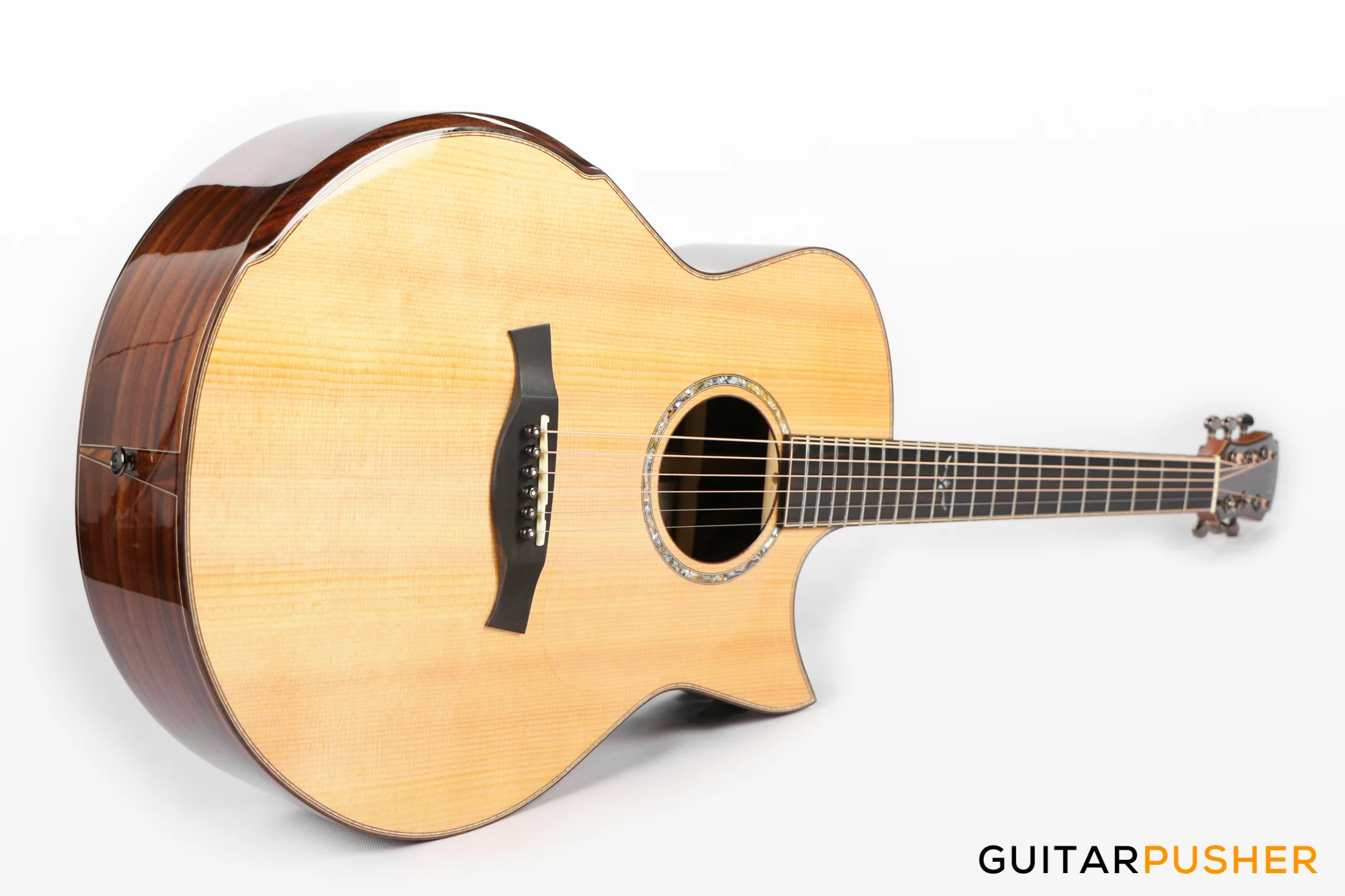 Maestro Custom Series Raffles-IR CSB All-Solid Wood Sitka Spruce/Indian Rosewood Acoustic Guitar - Image 15