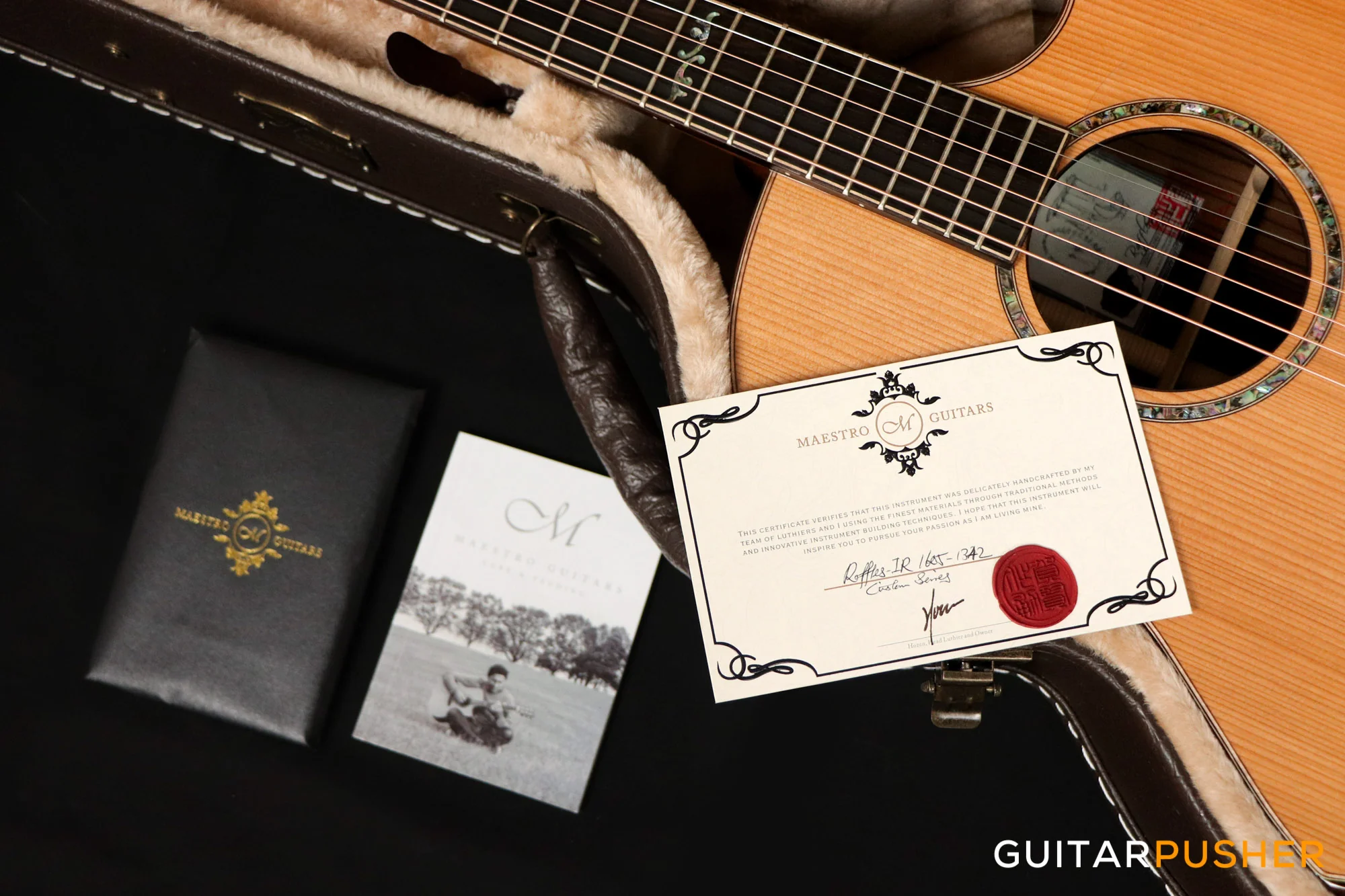 Maestro Custom Series Raffles-IR CSB C Western Red Cedar/Indian Rosewood - Image 14