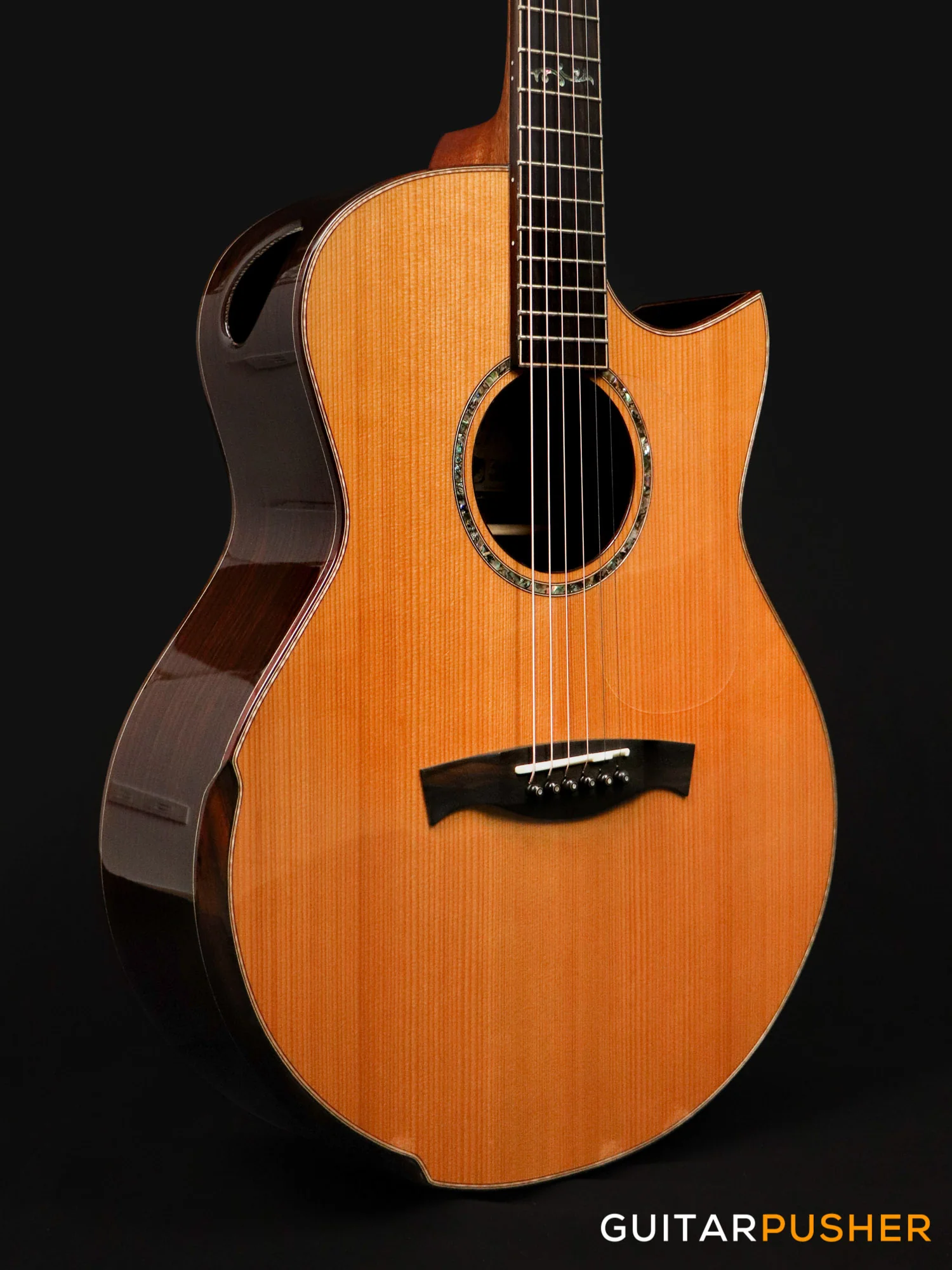 Maestro Custom Series Raffles-IR CSB C Western Red Cedar/Indian Rosewood - Image 5