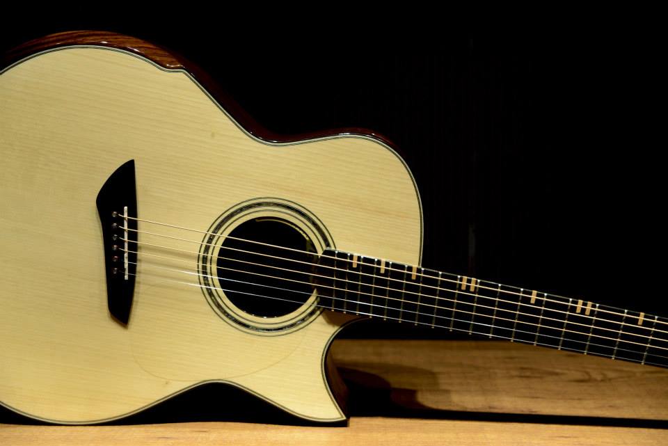 Maestro Custom Series Raffles-MR CSB A FF All-Solid Wood Adirondack Spruce/Madagascar Rosewood Fanned Fret Acoustic Guitar - Image 2
