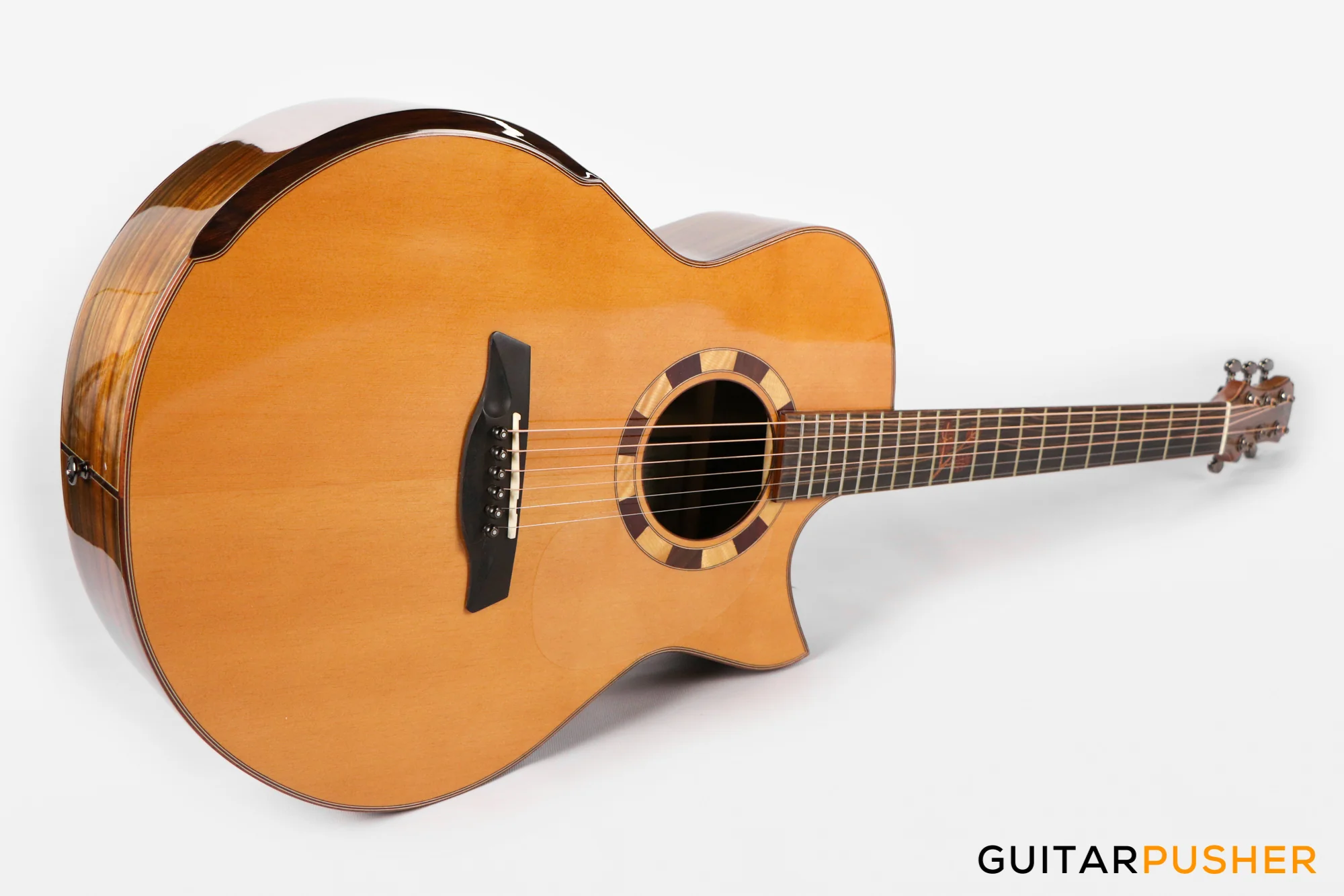Maestro Custom Series Raffles-OV CSB All-Solid Wood Sitka Spruce/African Ovangkol Acoustic Guitar - Image 15
