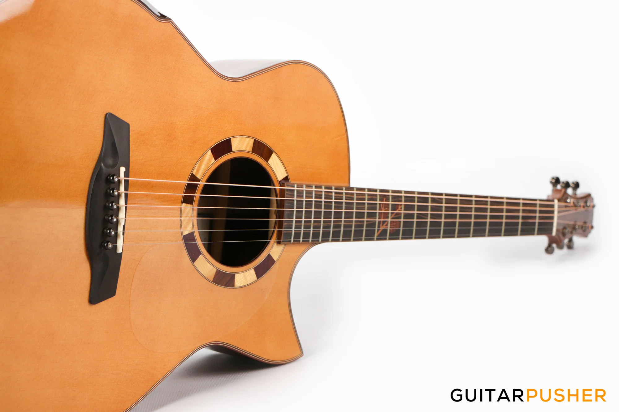 Maestro Custom Series Raffles-OV CSB All-Solid Wood Sitka Spruce/African Ovangkol Acoustic Guitar - Image 17