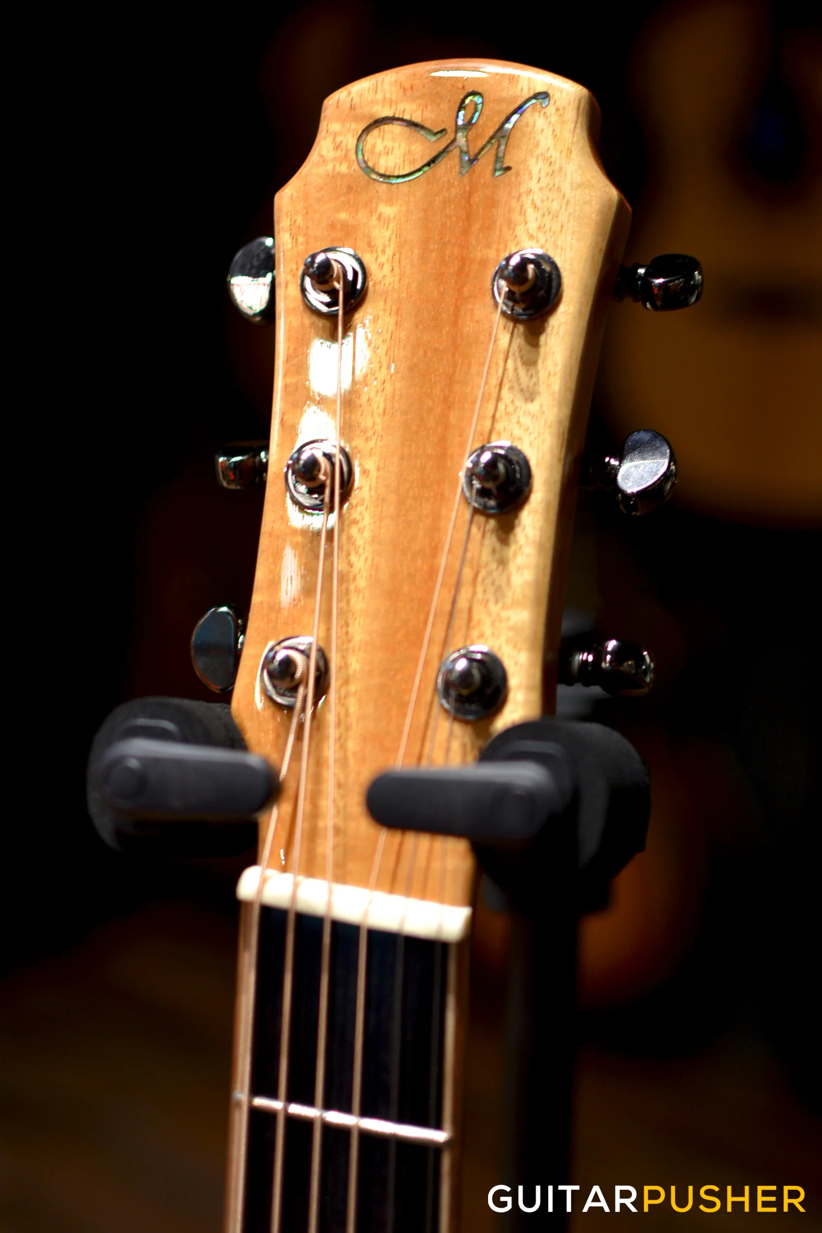 Maestro Custom Series Singa-K CSB A FF All-Solid Wood Adirondack Spruce/Pacific Koa Fanned Fret Acoustic Guitar - Image 5