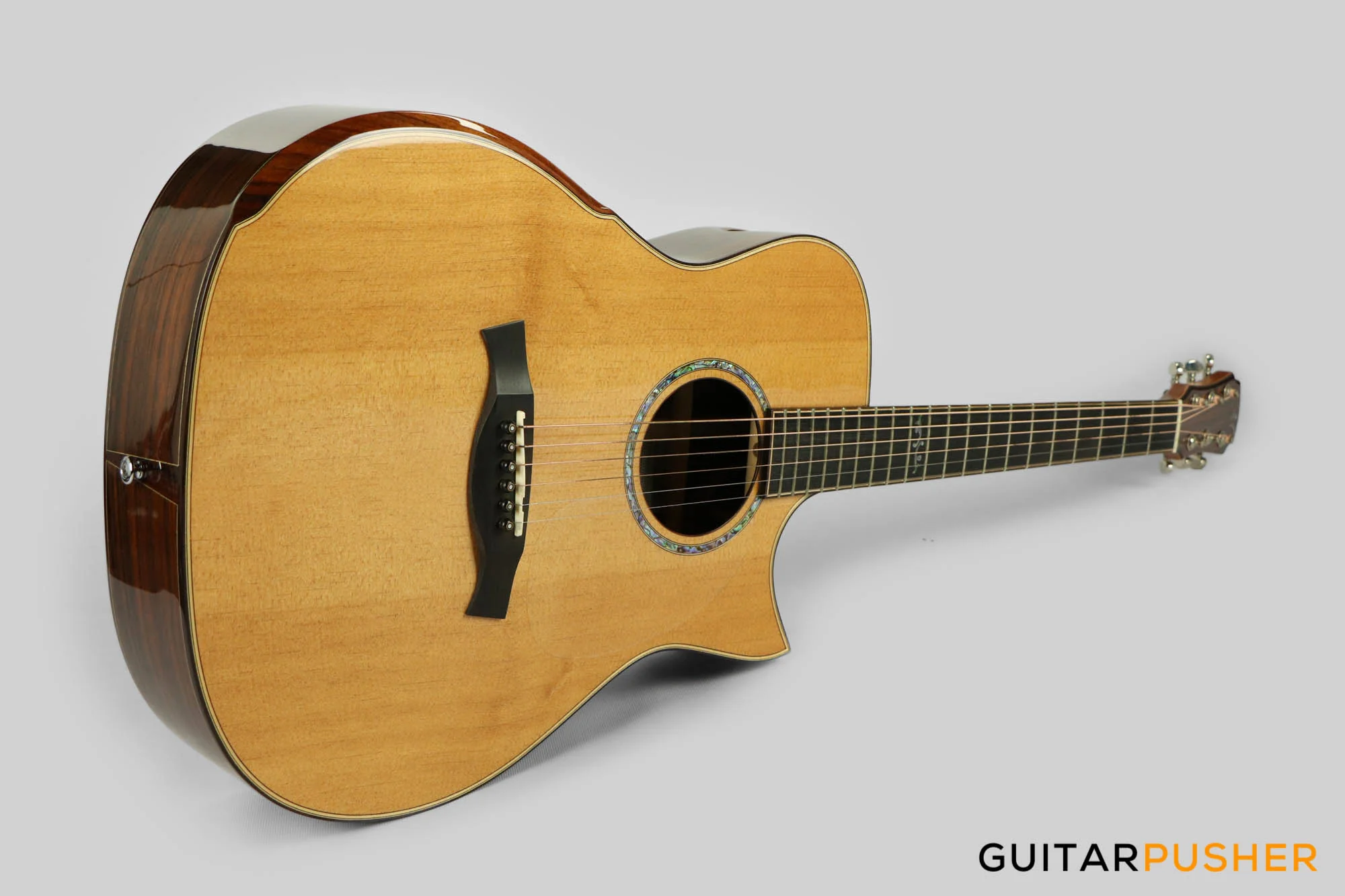 Maestro Custom Series Victoria-IR CSB All-Solid Wood Sitka Spruce/Indian Rosewood Acoustic Guitar - Image 13
