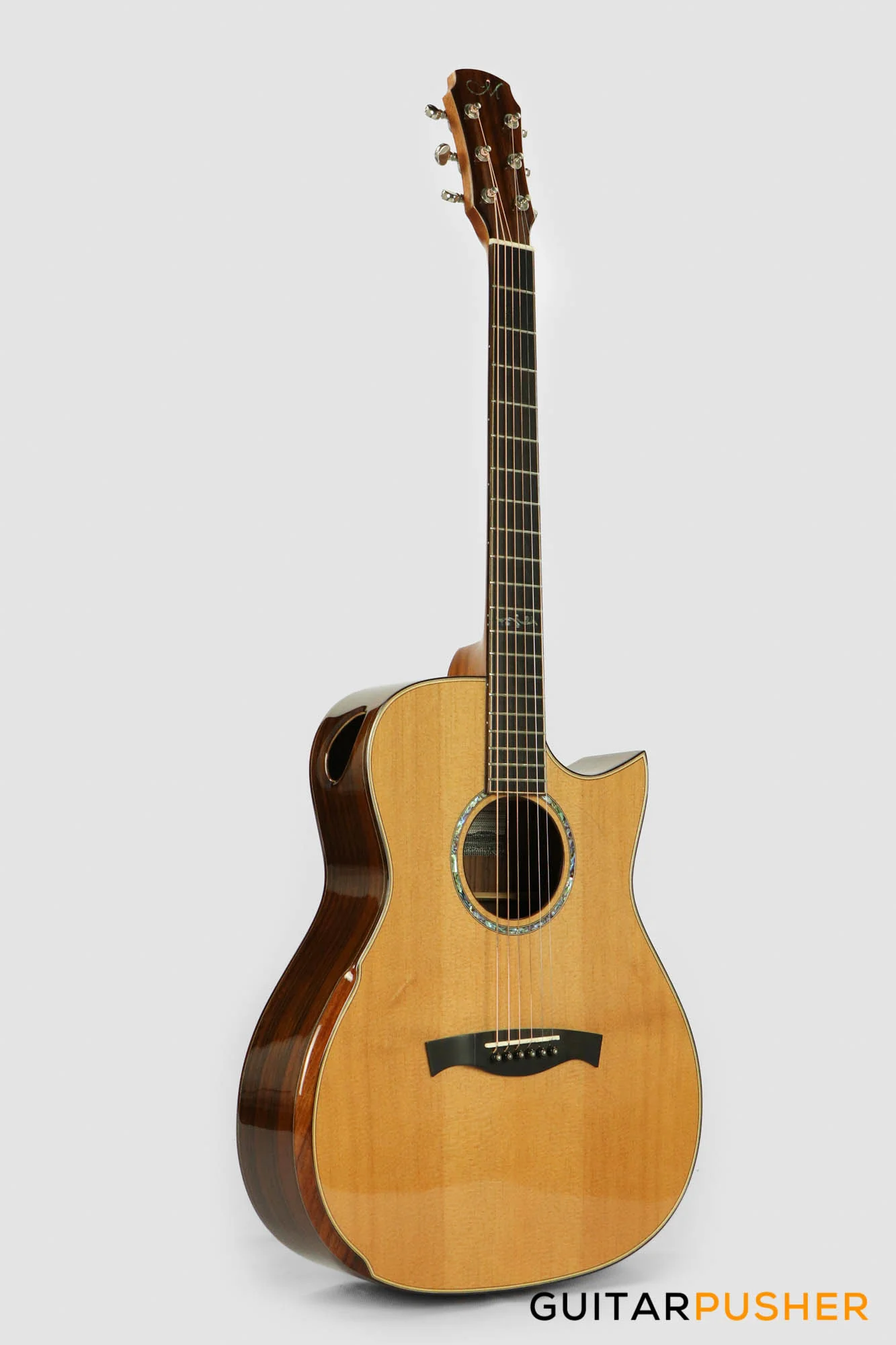 Maestro Custom Series Victoria-IR CSB All-Solid Wood Sitka Spruce/Indian Rosewood Acoustic Guitar - Image 4