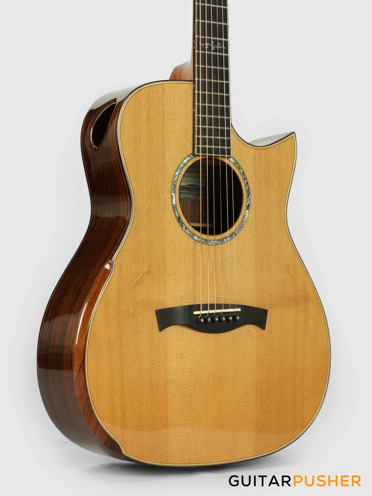 Maestro Custom Series Victoria-IR CSB All-Solid Wood Sitka Spruce/Indian Rosewood Acoustic Guitar - Image 5