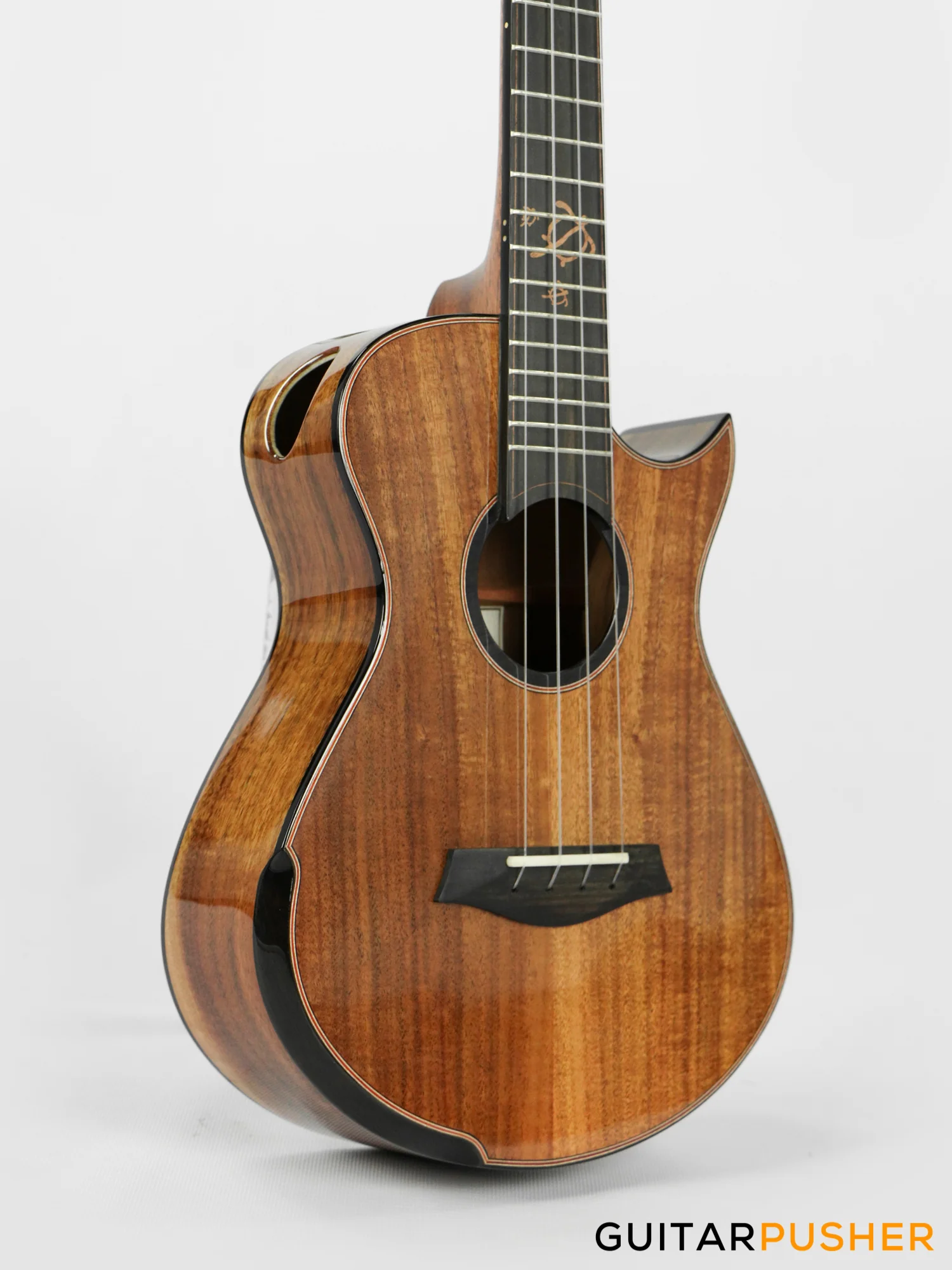 Maestro Island Series UT-KO CSB K All Solid-Wood Pacific Koa Tenor Ukulele - Image 6