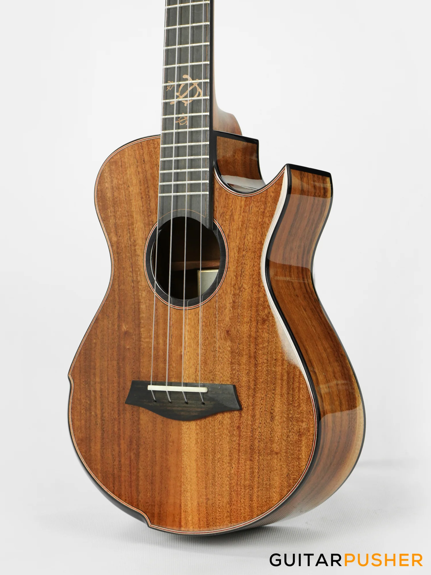 Maestro Island Series UT-KO CSB K All Solid-Wood Pacific Koa Tenor Ukulele - Image 9