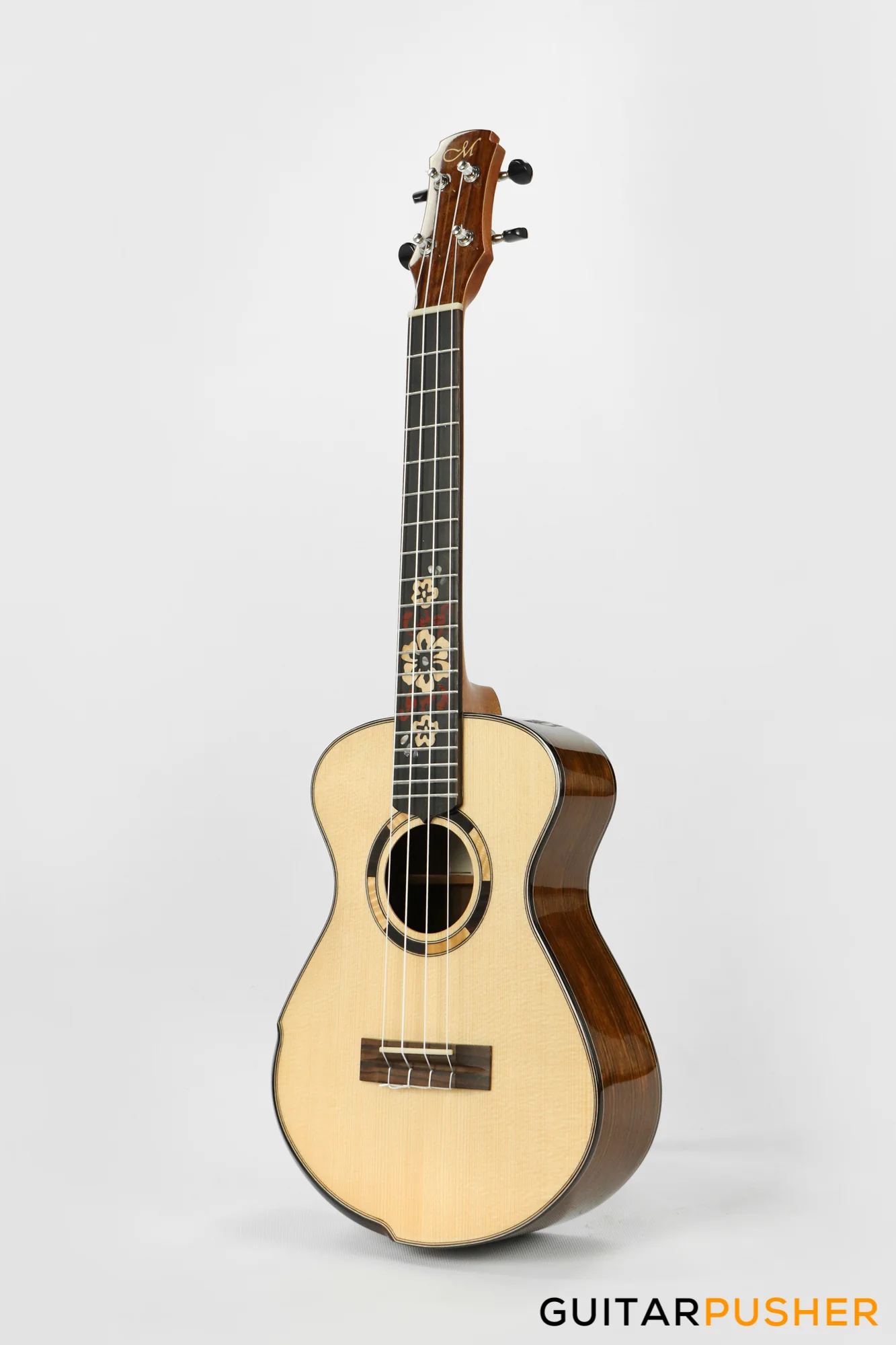 Maestro Island Series UT-OV CSB G All Solid-Wood German Spruce/African Ovangkol Tenor Ukulele - Image 7