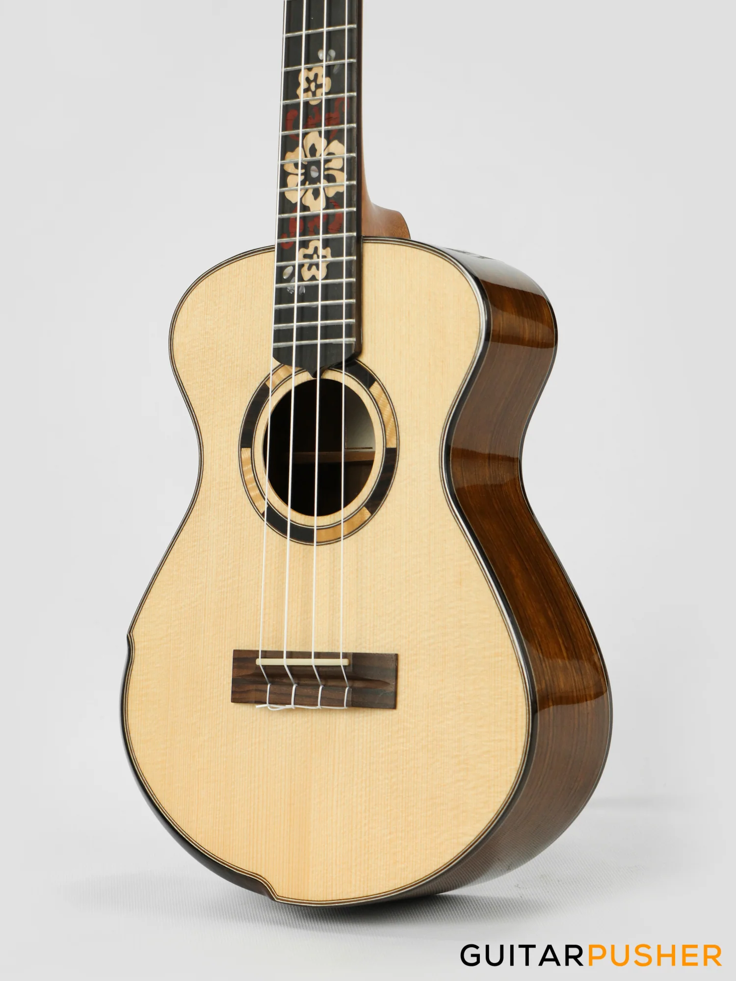 Maestro Island Series UT-OV CSB G All Solid-Wood German Spruce/African Ovangkol Tenor Ukulele - Image 8