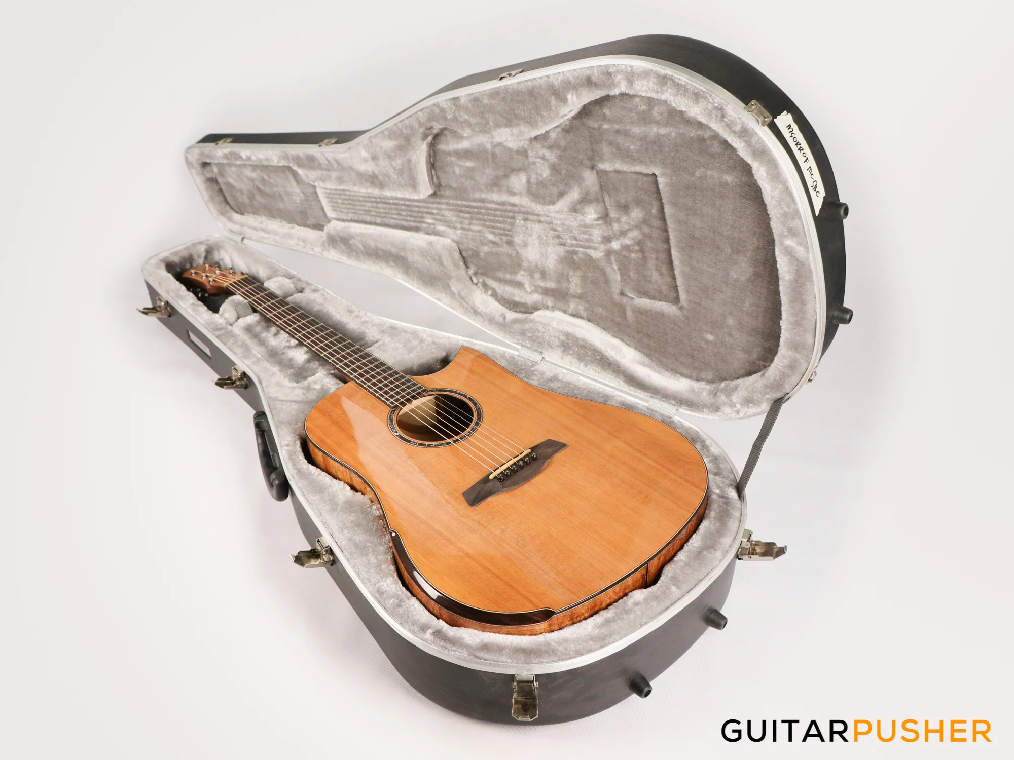 Maestro Original Series Rosetta-FM CSB C All-Solid Wood Western Red Cedar/Flamed Maple Acoustic Guitar - Image 7