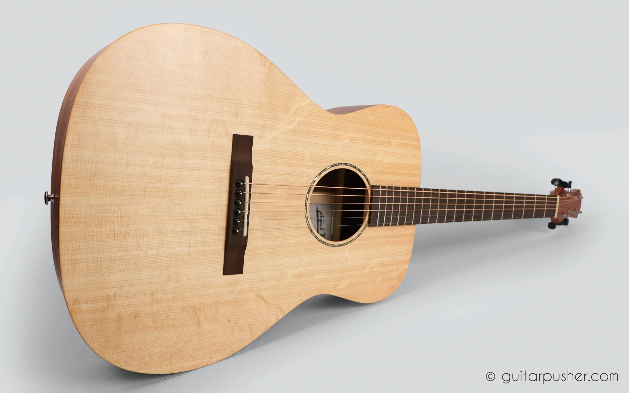 Maestro Project X X1-V1 All Solid Sitka Spruce/Mahogany OM Acoustic Guitar w/ Case - Image 12