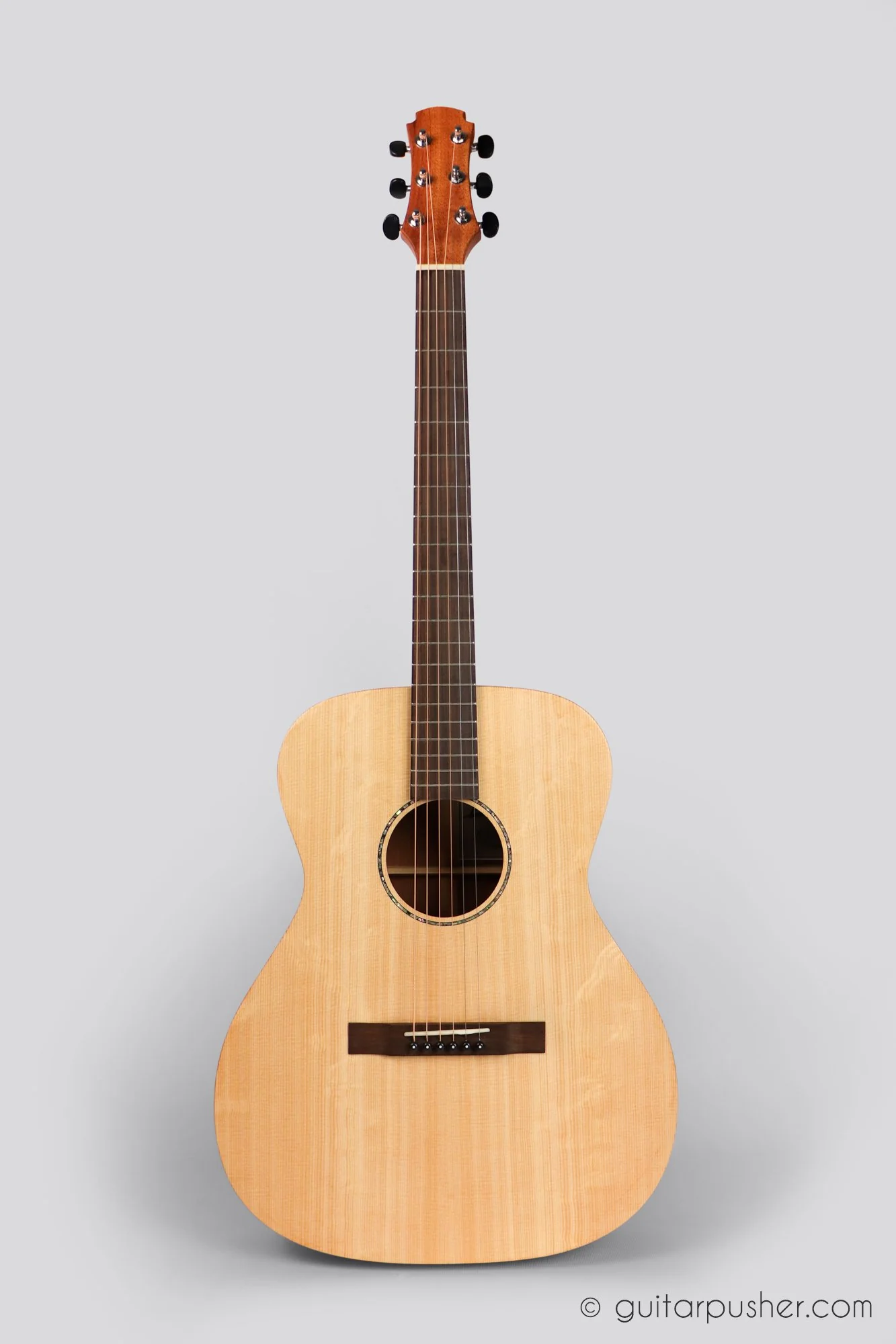Maestro Project X X1-V1 All Solid Sitka Spruce/Mahogany OM Acoustic Guitar w/ Case - Image 3