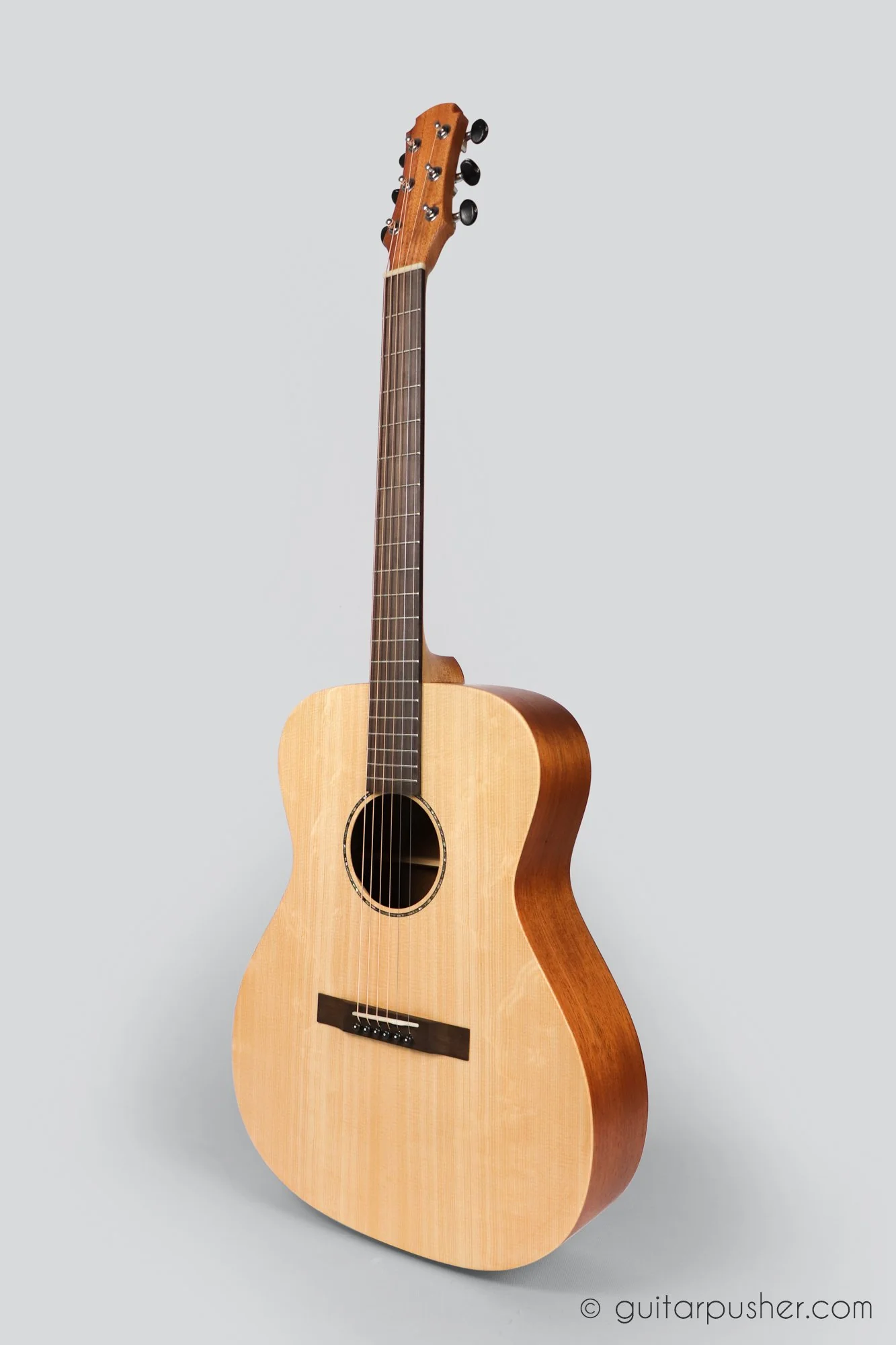 Maestro Project X X1-V1 All Solid Sitka Spruce/Mahogany OM Acoustic Guitar w/ Case - Image 5