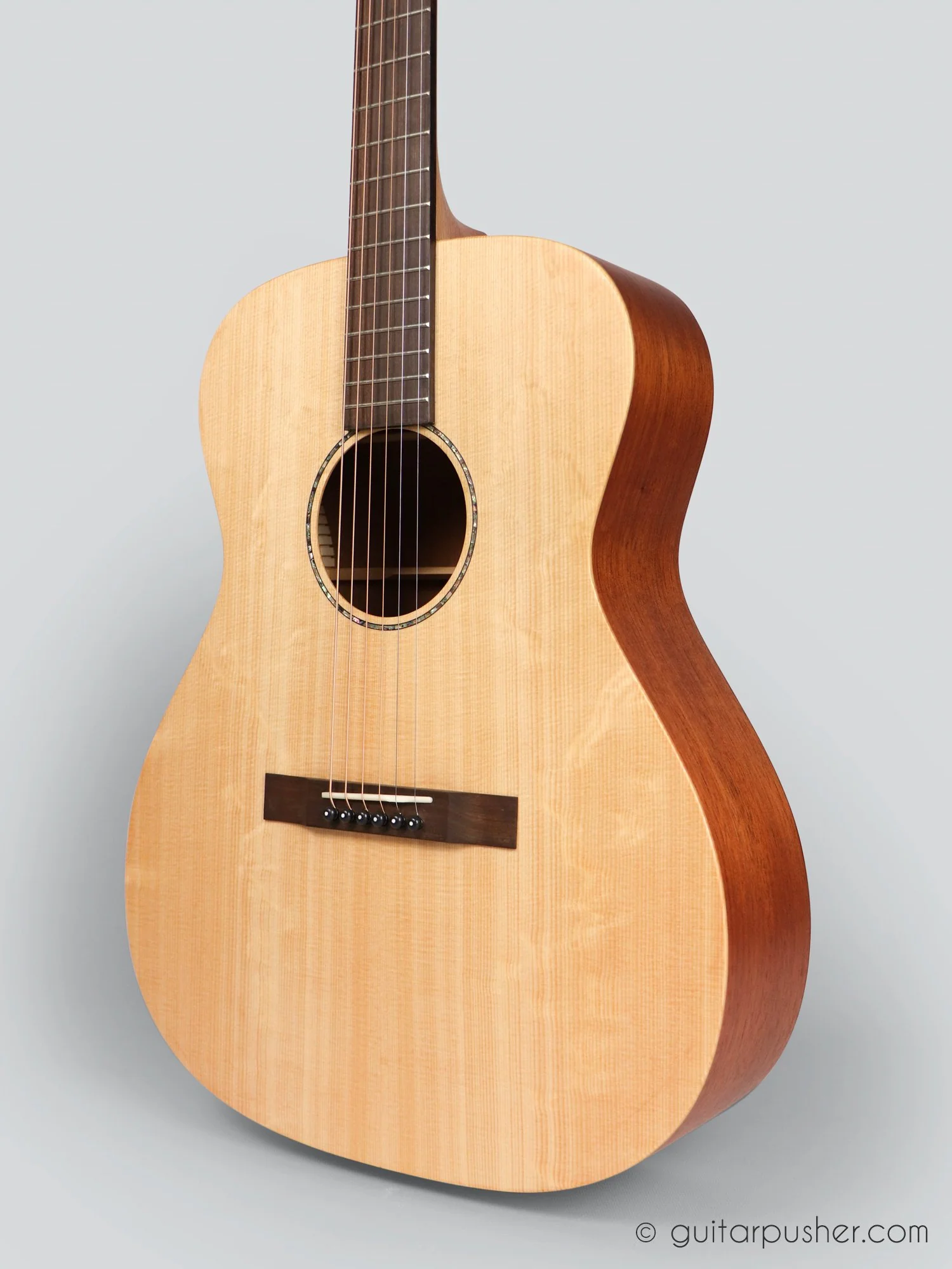Maestro Project X X1-V1 All Solid Sitka Spruce/Mahogany OM Acoustic Guitar w/ Case - Image 9