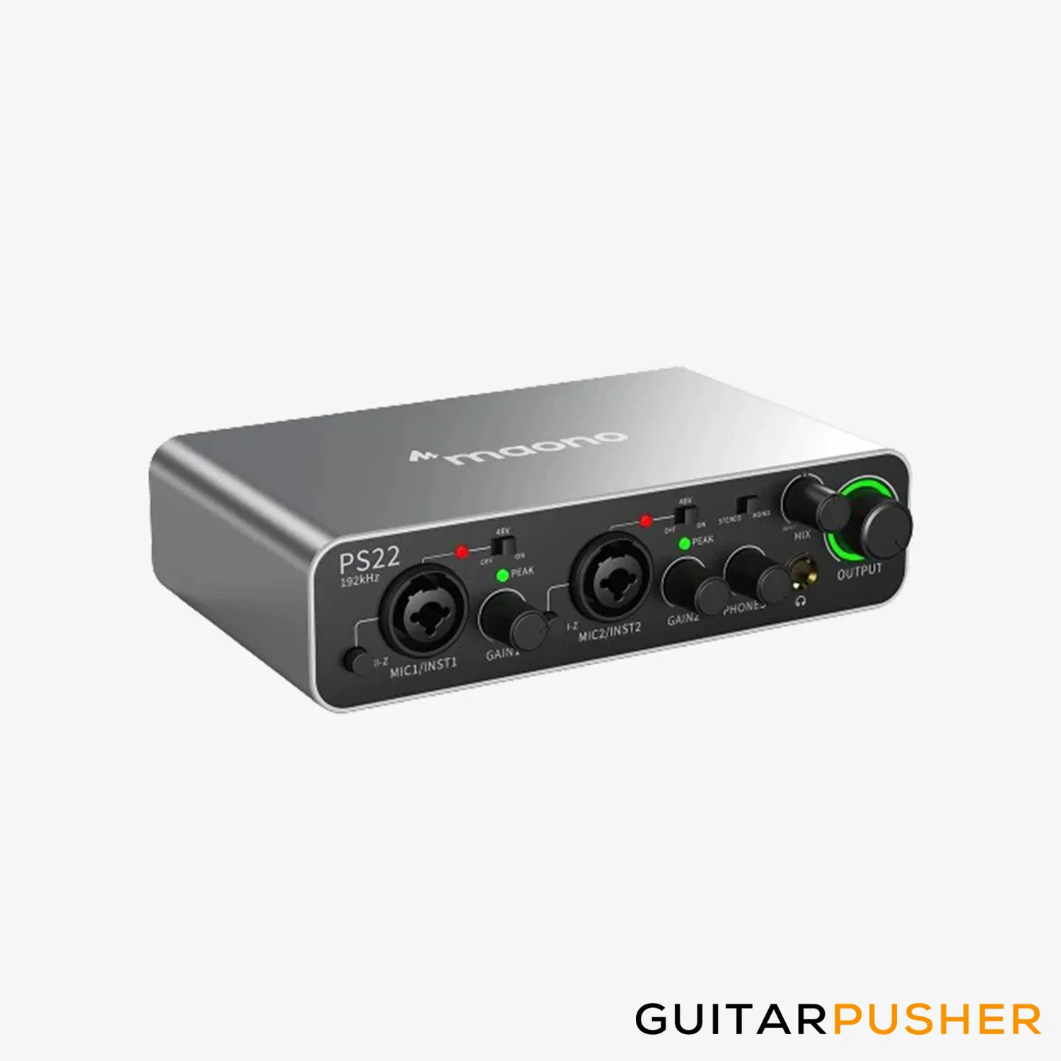 MAONO PS22 Dual Channel Audio Interface - Gray