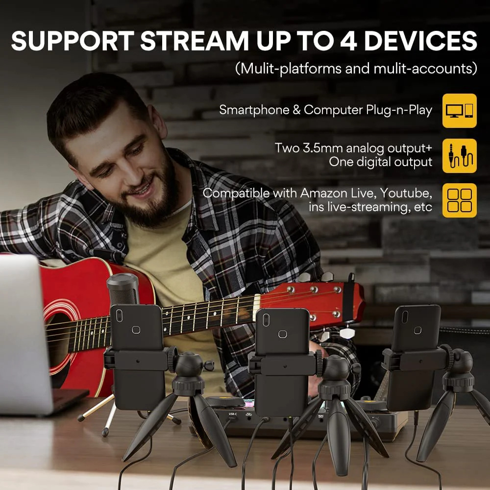 MAONOCASTER Lite Portable All-In-One Podcast Production Studio AU-AM200-S1 - Image 7