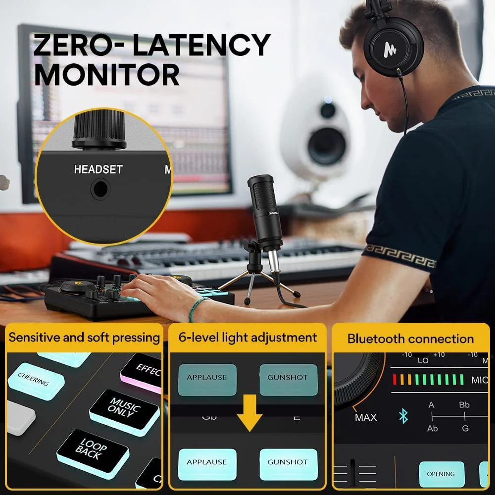 MAONOCASTER Lite Portable All-In-One Podcast Production Studio AU-AM200-S1 - Image 8