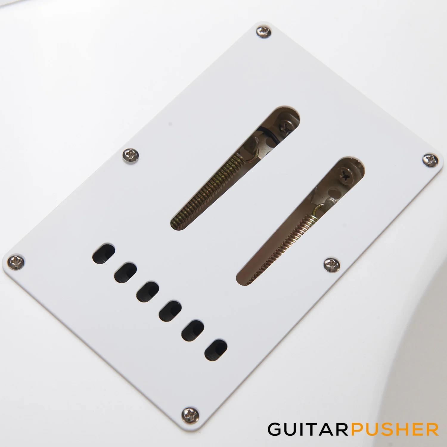 Mark James Maximum DK450R Electric Guitar - Silver White - Image 12