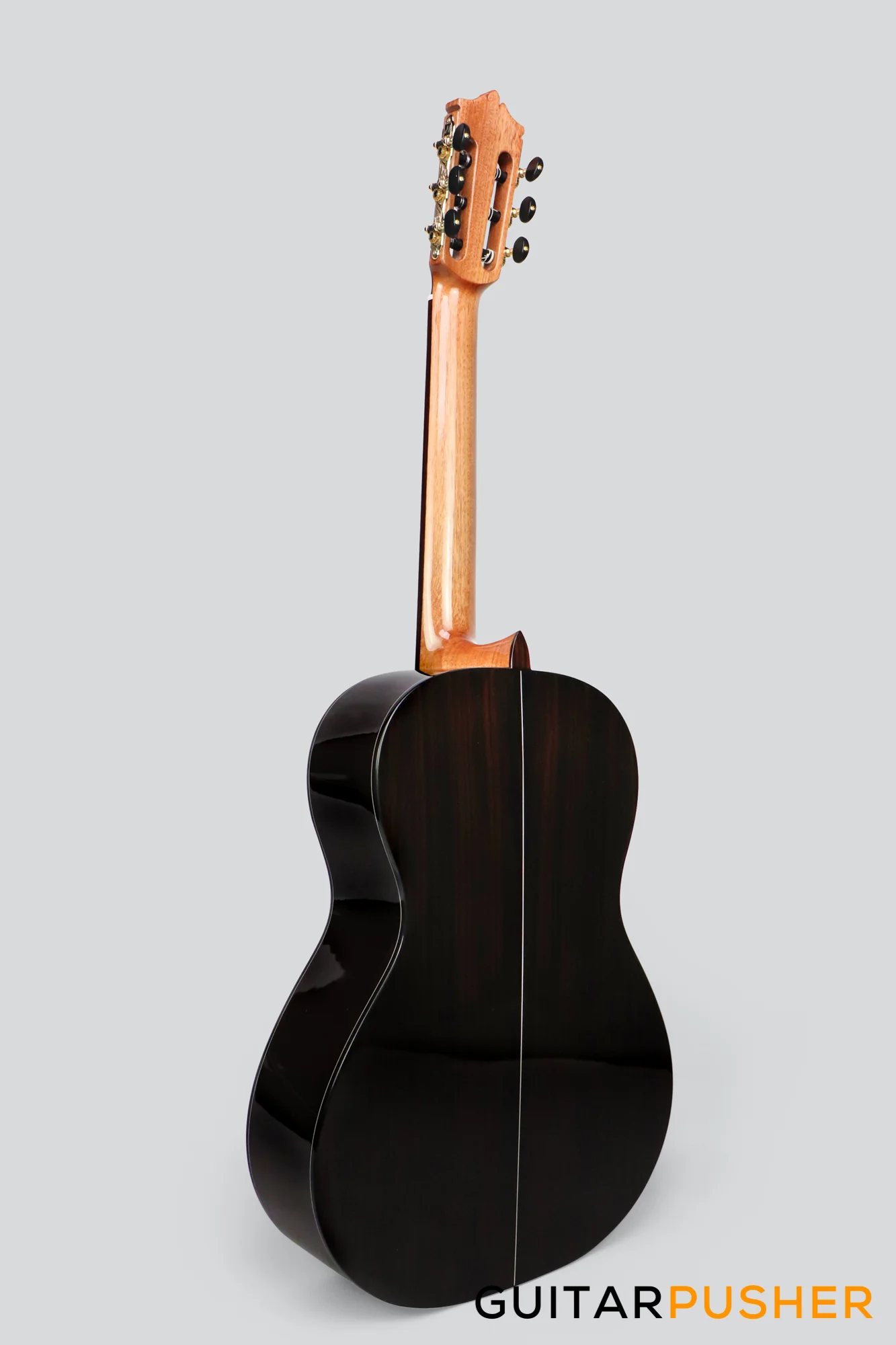 Martinez MC-58C Solid Cedar Top/Indian Rosewood Classical Guitar (Natural) - Image 5