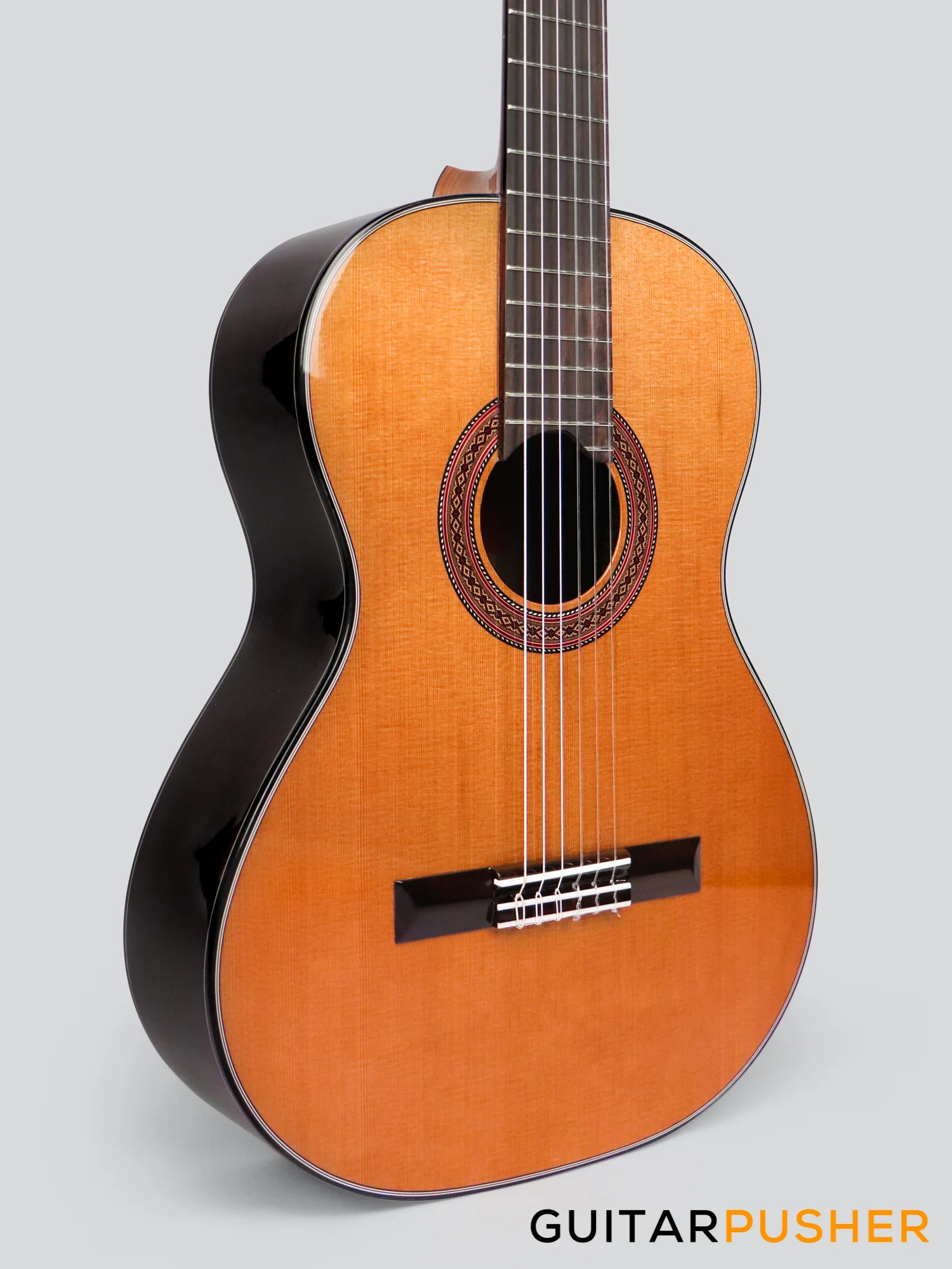 Martinez MC-58C Solid Cedar Top/Indian Rosewood Classical Guitar (Natural) - Image 6