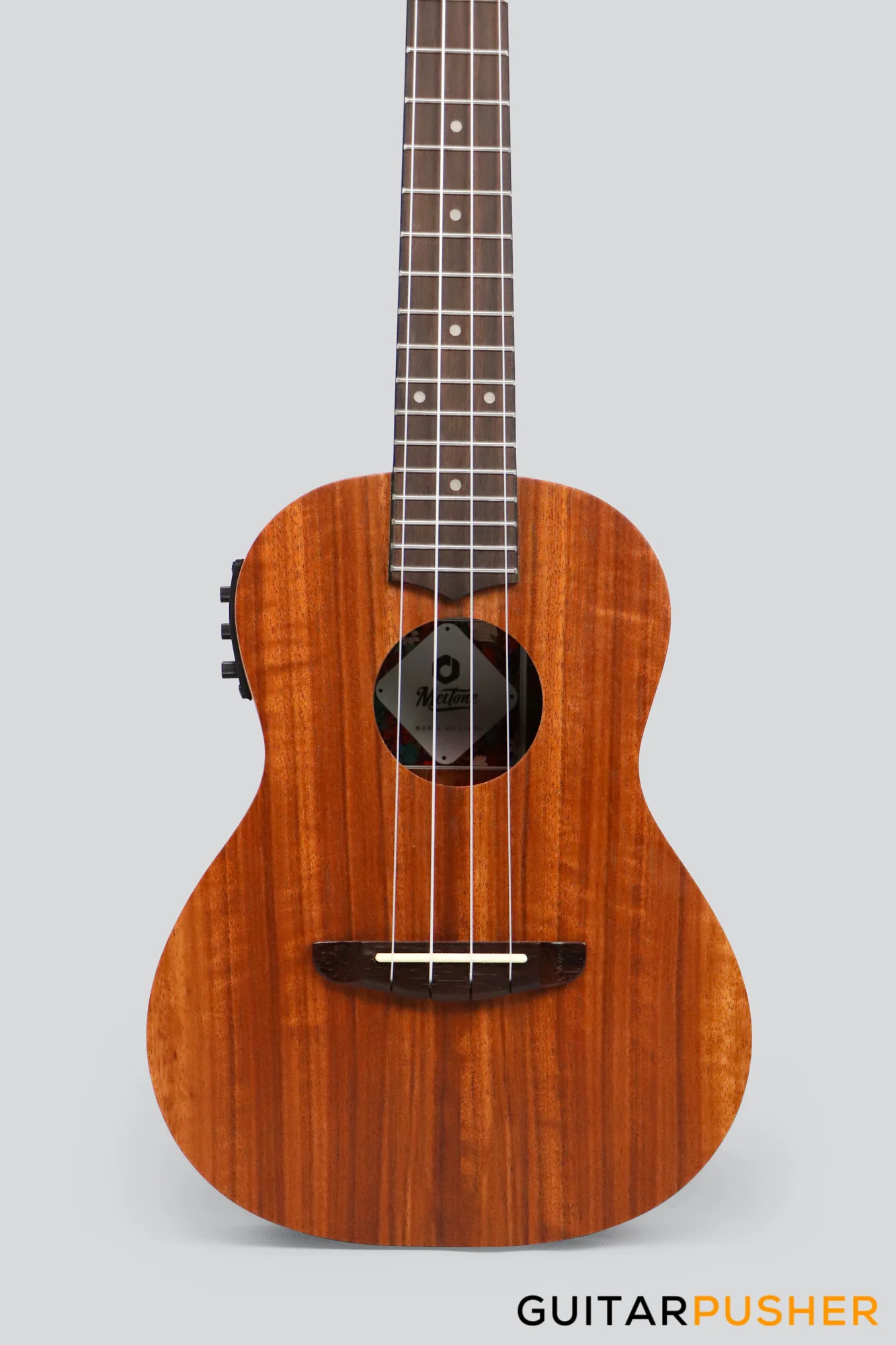 MeiTone E1-CE Concert All-Acacia Ukulele w/ UK-T3 pickup - Image 4