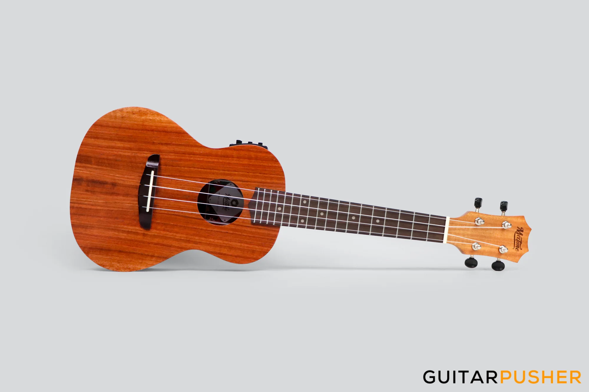MeiTone E1-CE Concert All-Acacia Ukulele w/ UK-T3 pickup - Image 7