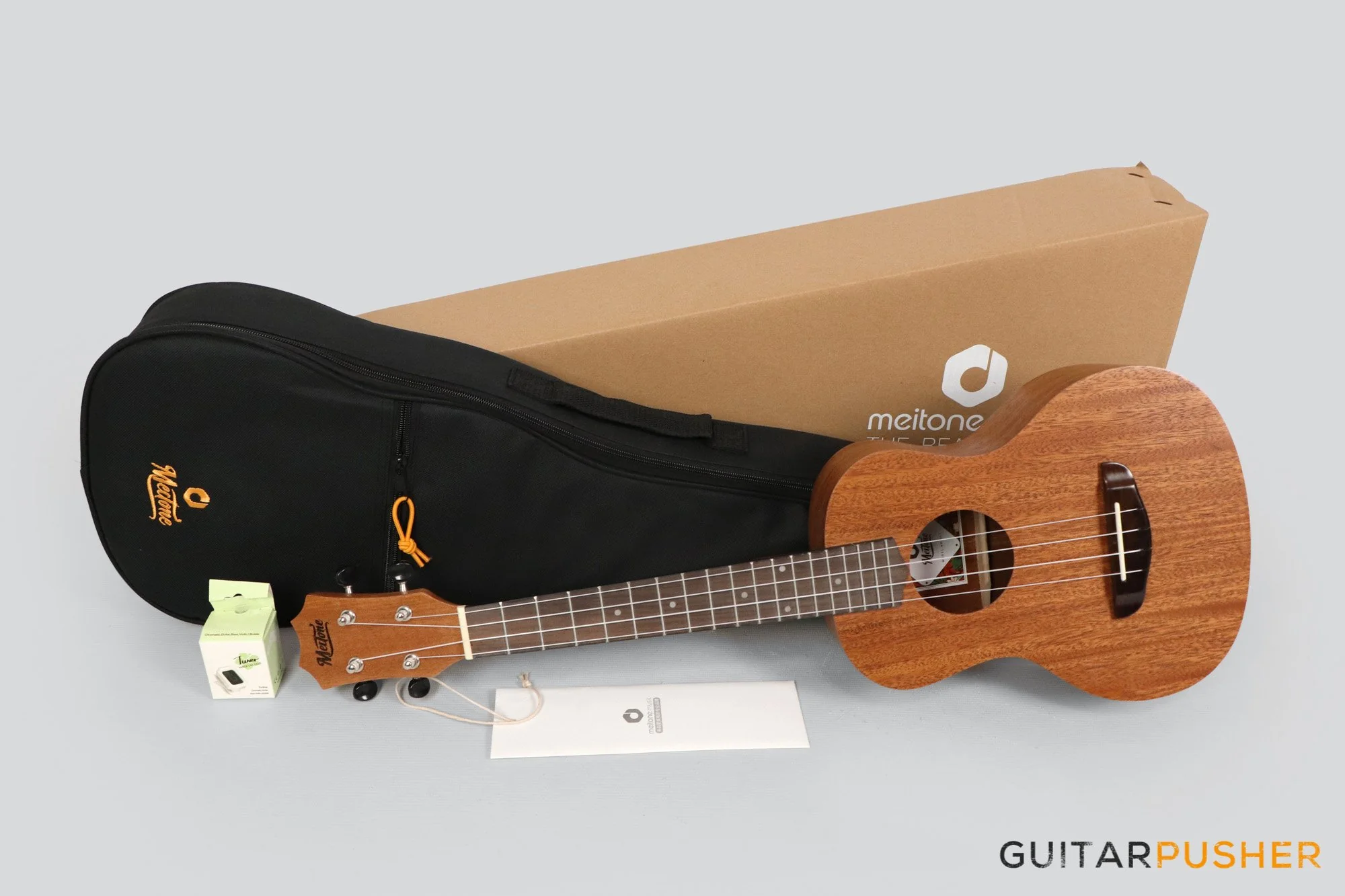 MeiTone E1-T Tenor All-Acacia Ukulele - Image 4