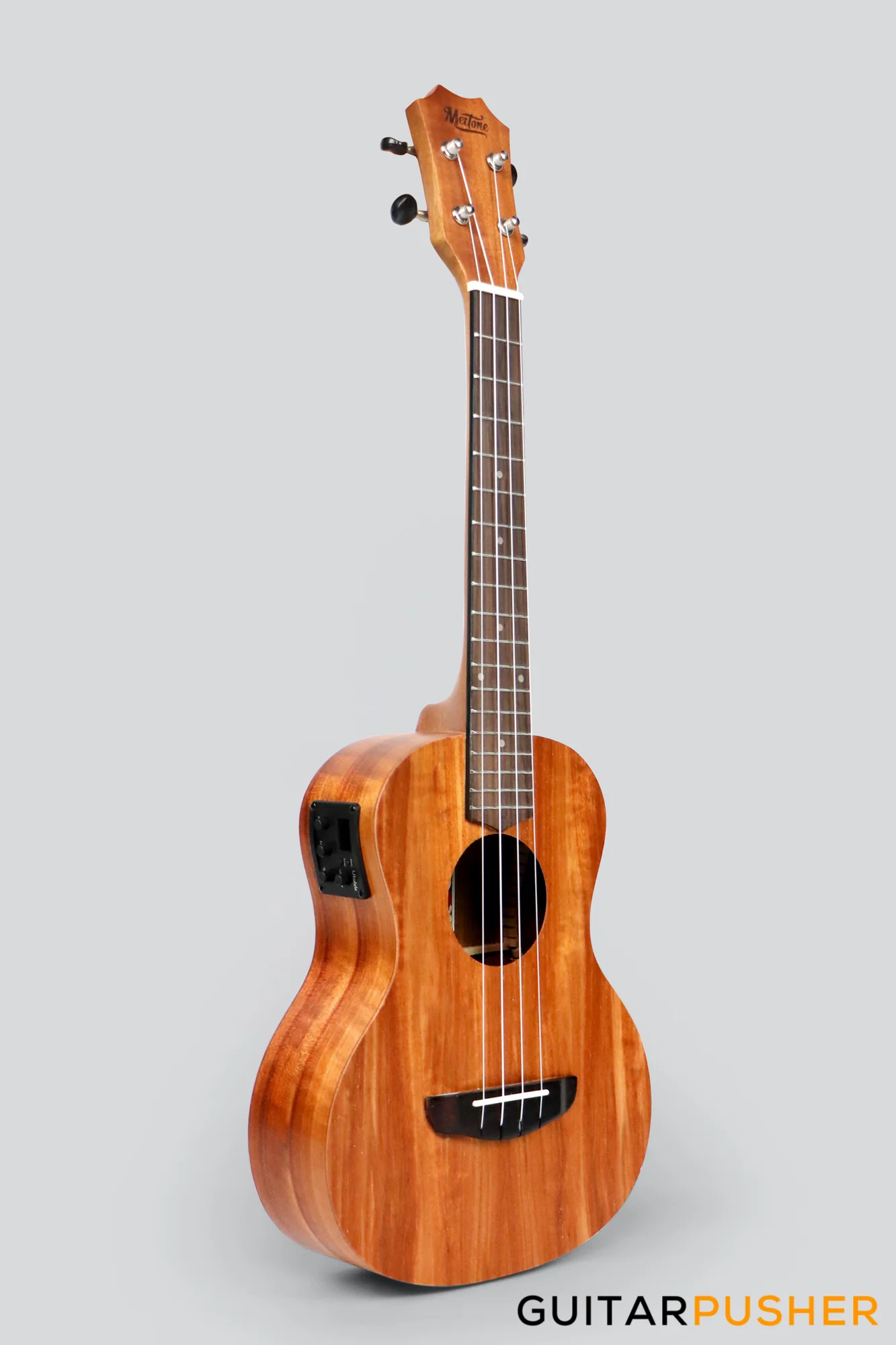 MeiTone E1-TE Tenor All-Acacia Ukulele w/ UK-T3 pickup - Image 3