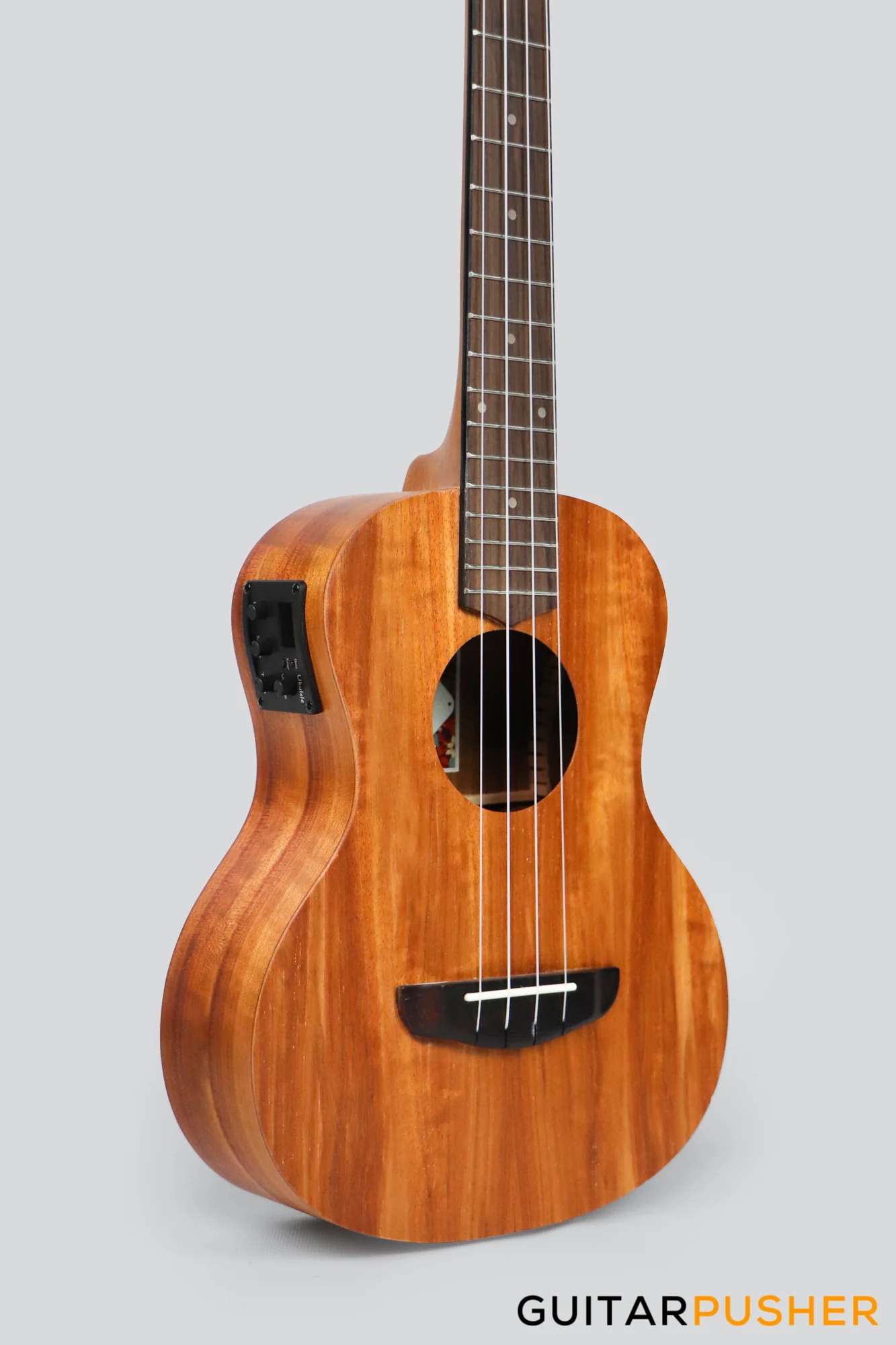 MeiTone E1-TE Tenor All-Acacia Ukulele w/ UK-T3 pickup - Image 5