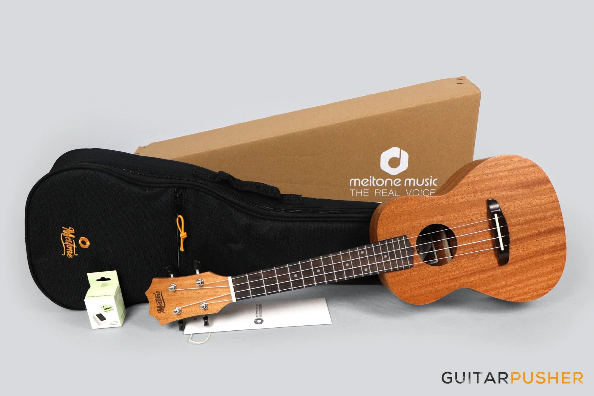 MeiTone M1-C Concert All-Mahogany Ukulele - Image 3