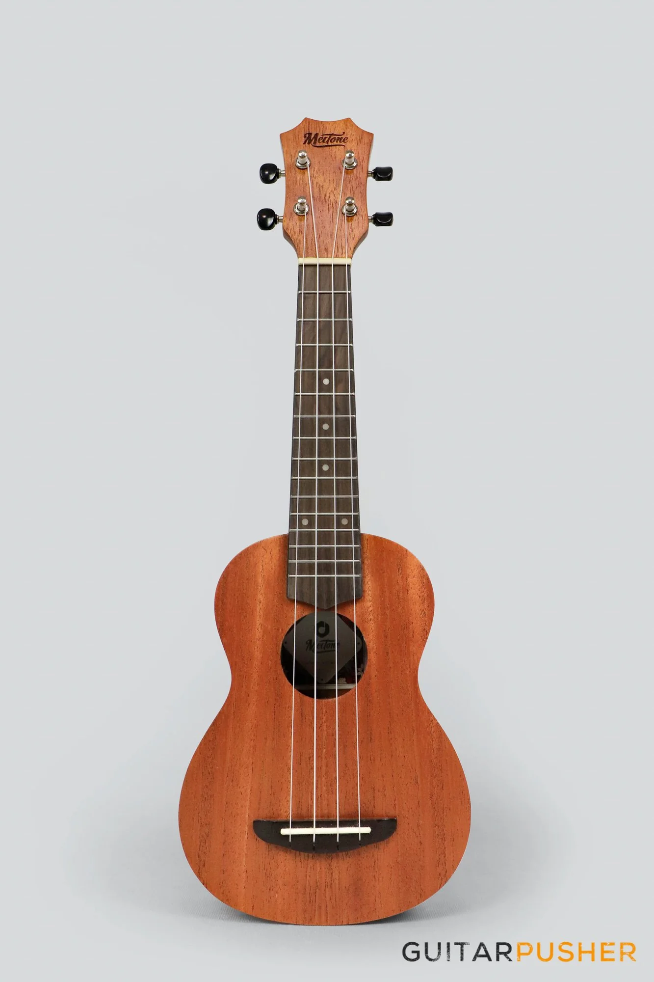 MeiTone M1-S Soprano All-Mahogany Ukulele - Image 4
