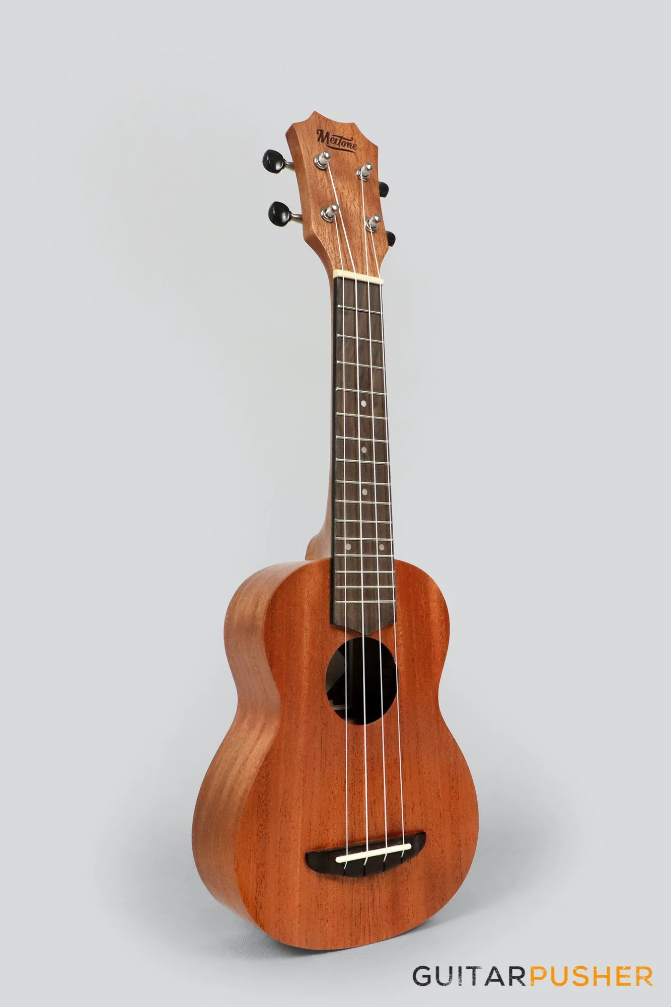 MeiTone M1-S Soprano All-Mahogany Ukulele - Image 5
