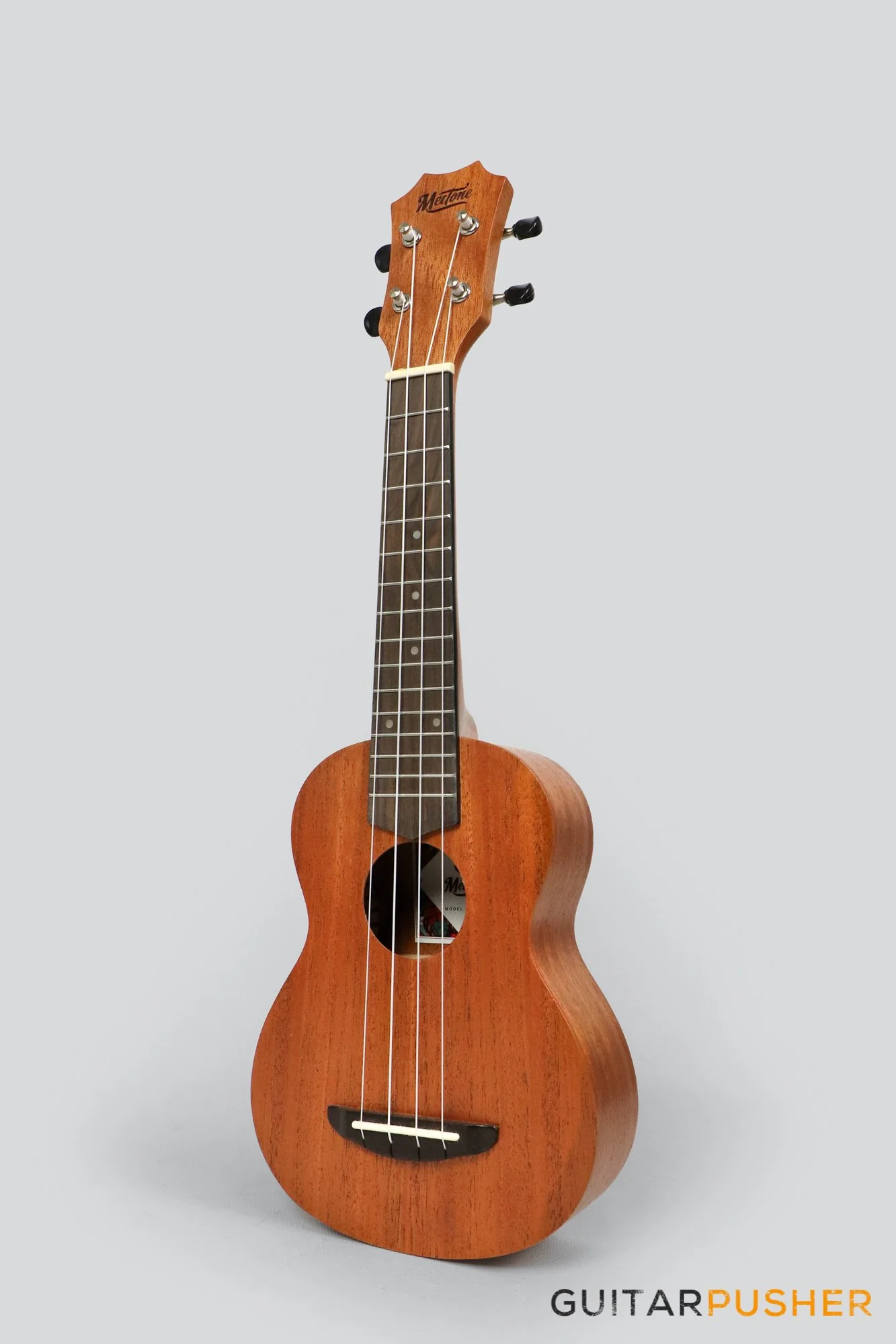 MeiTone M1-S Soprano All-Mahogany Ukulele - Image 6