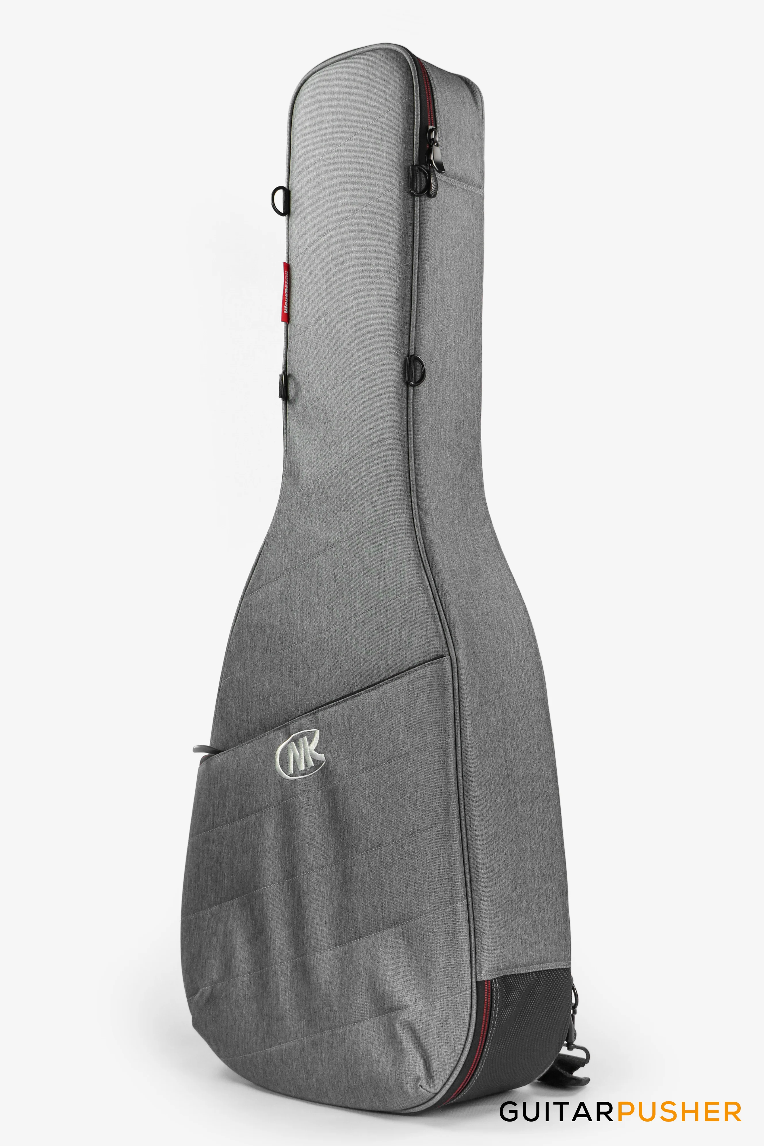 MKC Music Hipster Series Hipster-AG Padded Gig Bag for ACOUSTIC Guitar - Grey (CDGB-600D) - Image 6