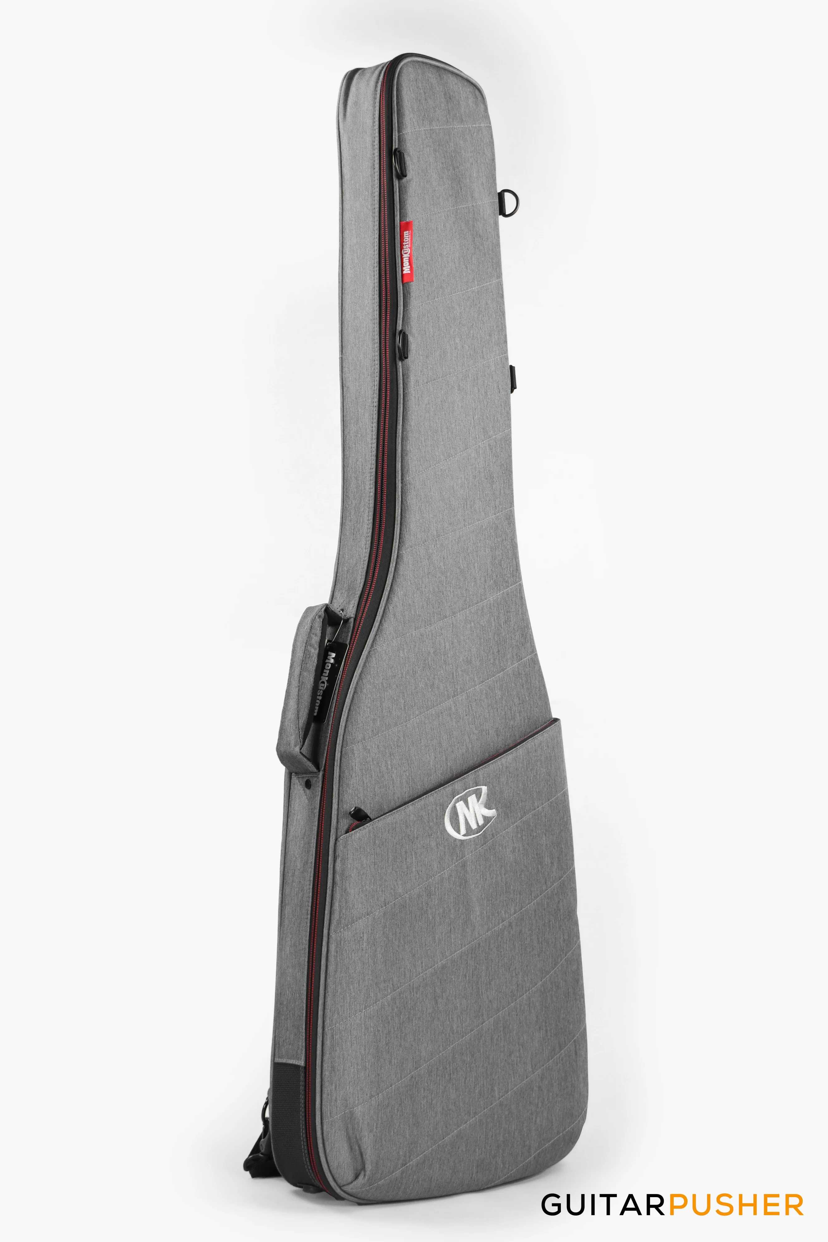 MKC Music Hipster Series Hipster-BS Padded Gig Bag for BASS Guitar - Grey (EBB-600D) - Image 4