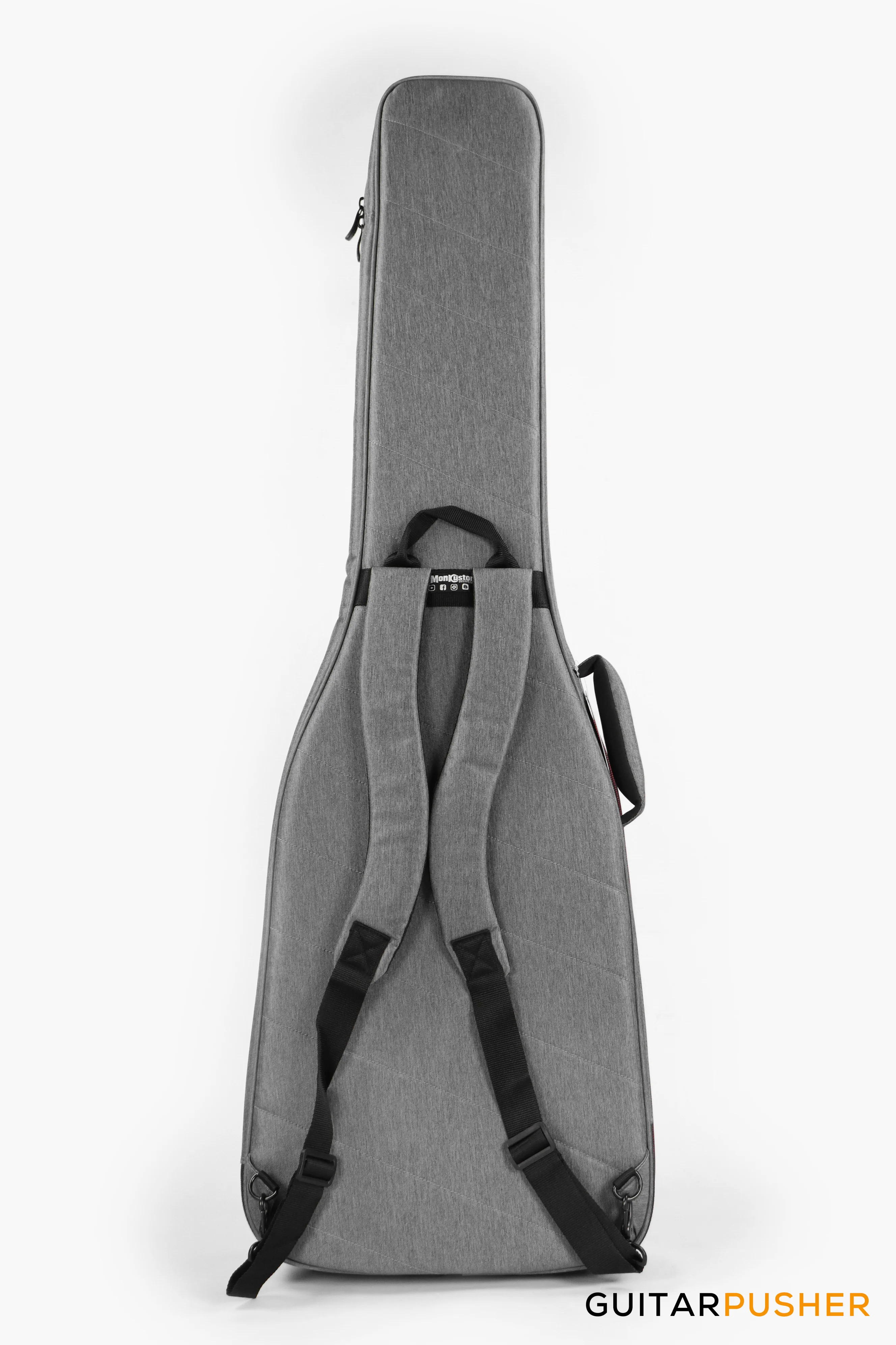 MKC Music Hipster Series Hipster-BS Padded Gig Bag for BASS Guitar - Grey (EBB-600D) - Image 5