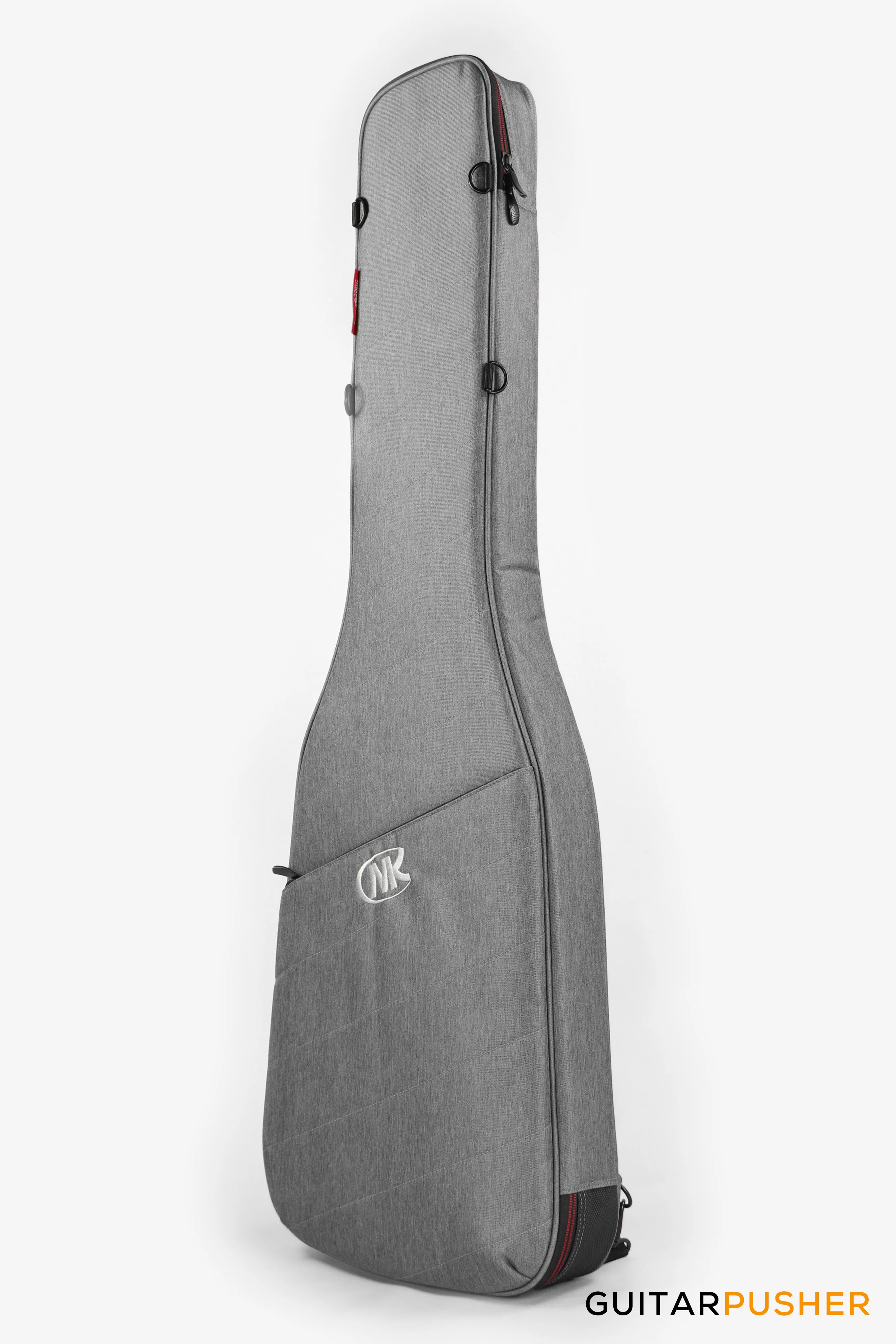 MKC Music Hipster Series Hipster-BS Padded Gig Bag for BASS Guitar - Grey (EBB-600D) - Image 6