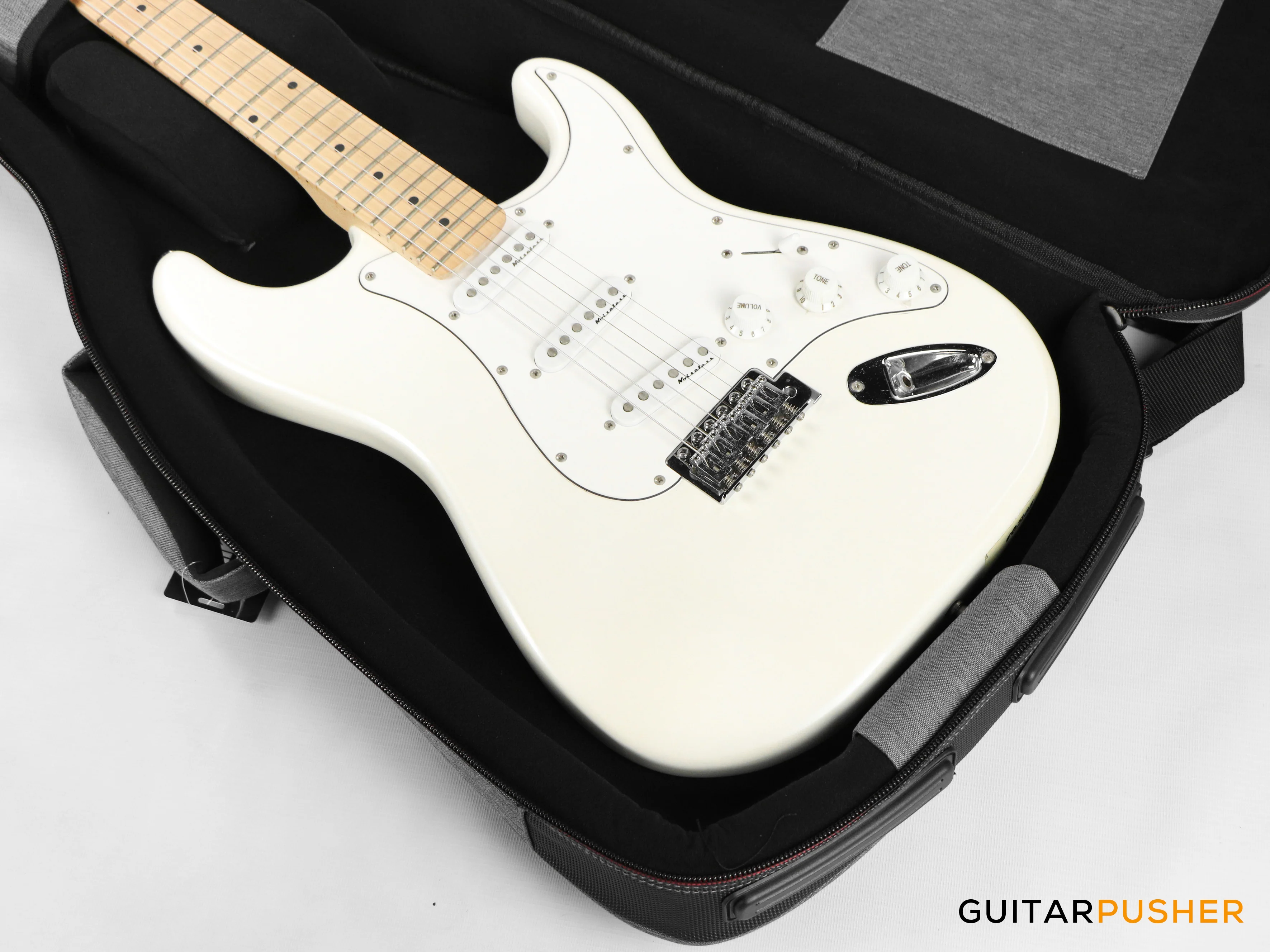MKC Music Hipster Series Hipster-EG Padded Gig Bag for ELECTRIC Guitar - Grey (EGB-600D) - Image 9