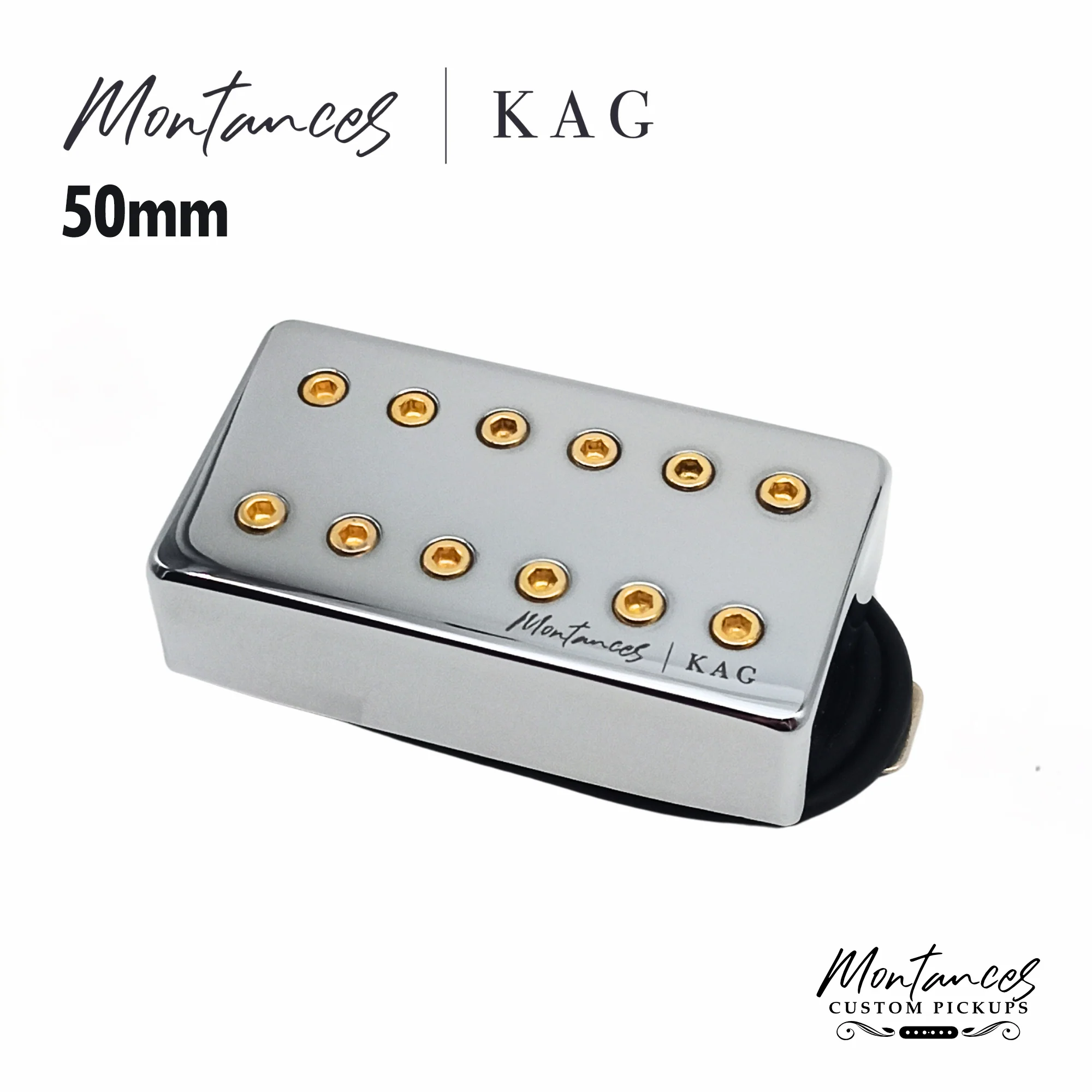 Montances KAG OVERWOUND Bridge Pickup - Jam Bumanlag Signature - Chrome Gold