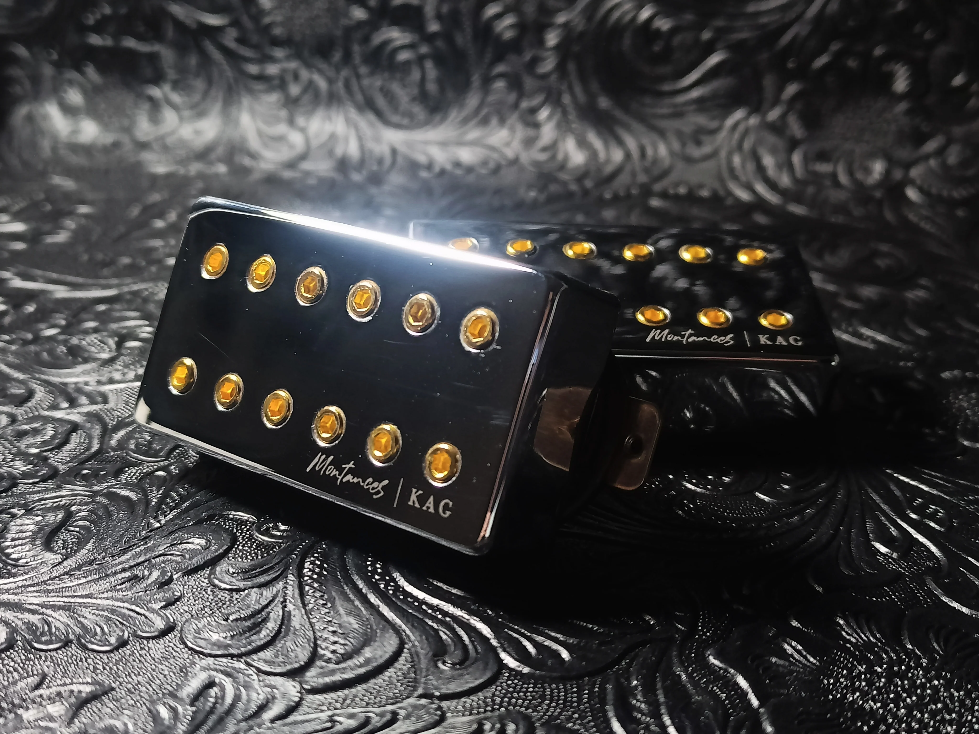 Montances KAG OVERWOUND Bridge Pickup - Jam Bumanlag Signature - Chrome Gold - Image 10