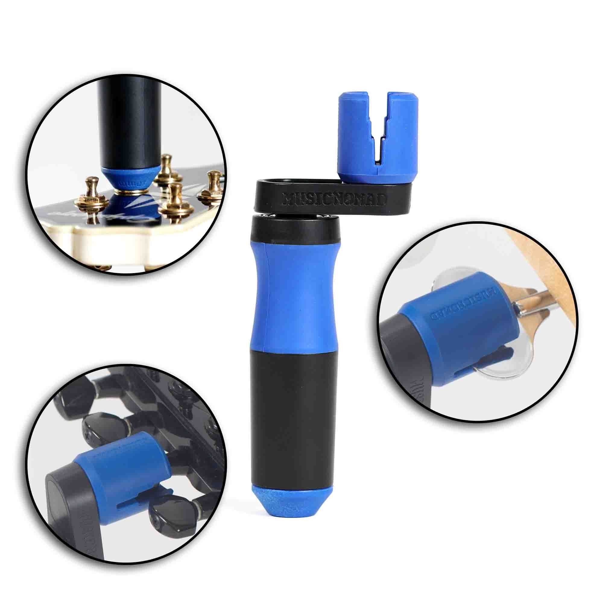 Music Nomad GRIP Winder - Rubber Lined, Dual Bearing Peg Winder MN221
