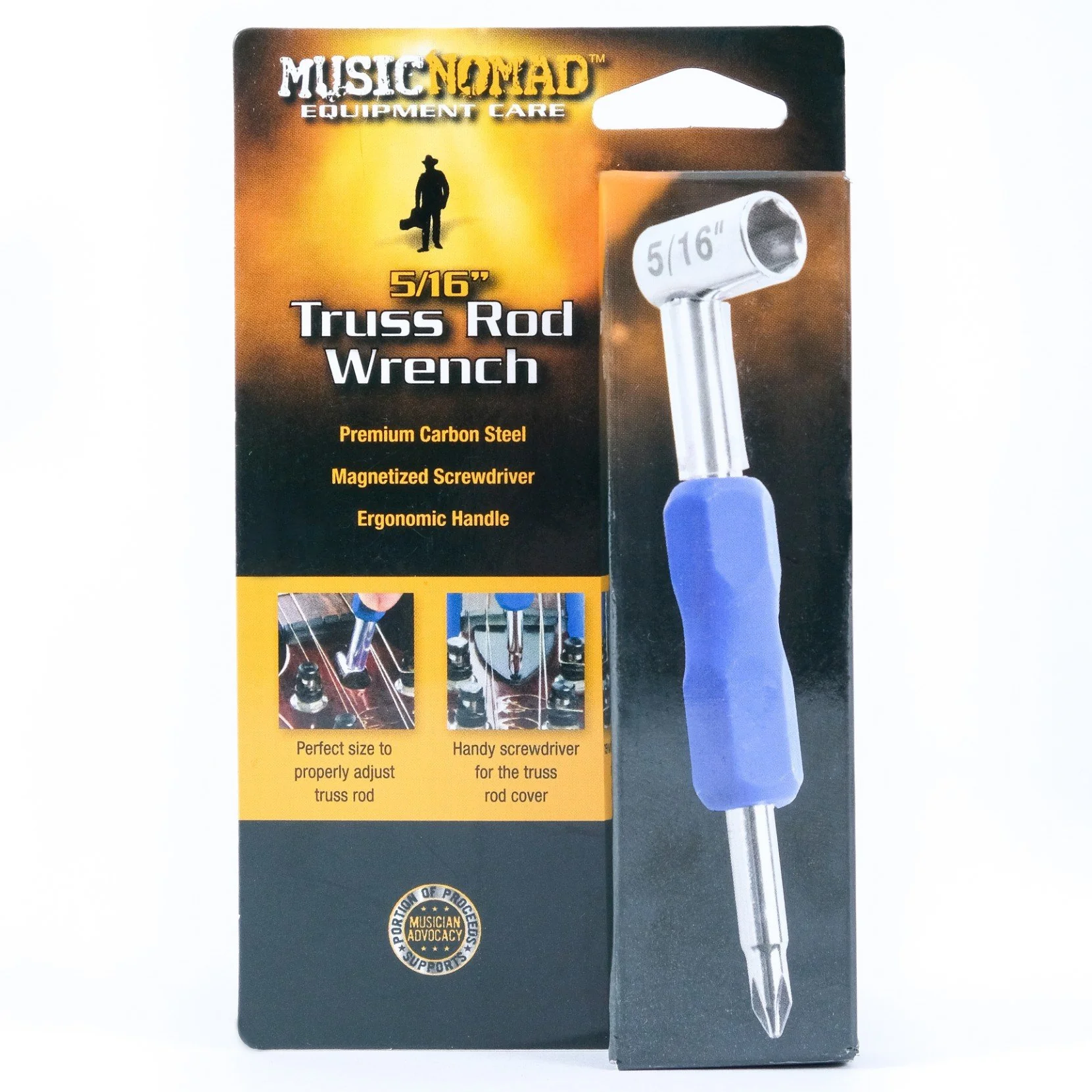 Music Nomad Premium Truss Rod Wrench 5/16 inch for Gibson PRS Grestch MN232 - Image 6