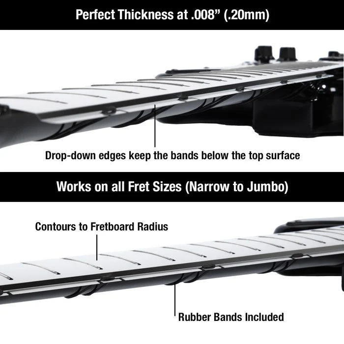 MusicNomad Fret Shield Fretboard Protector Guard for F-25.50" Guitar Fret Scale MN800 - Image 4