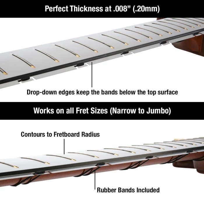 MusicNomad Fret Shield Fretboard Protector Guard for Gibson Electric Guitar Fret Scale MN801 - Image 4