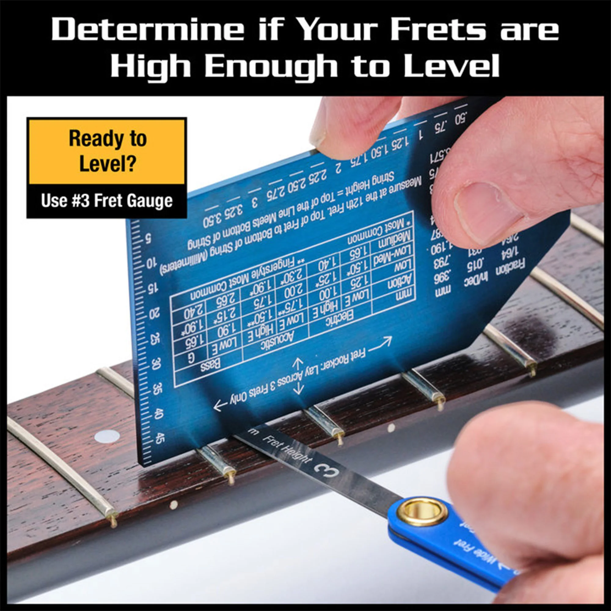 MusicNomad Precision Fret Gauge MN840 - Image 3