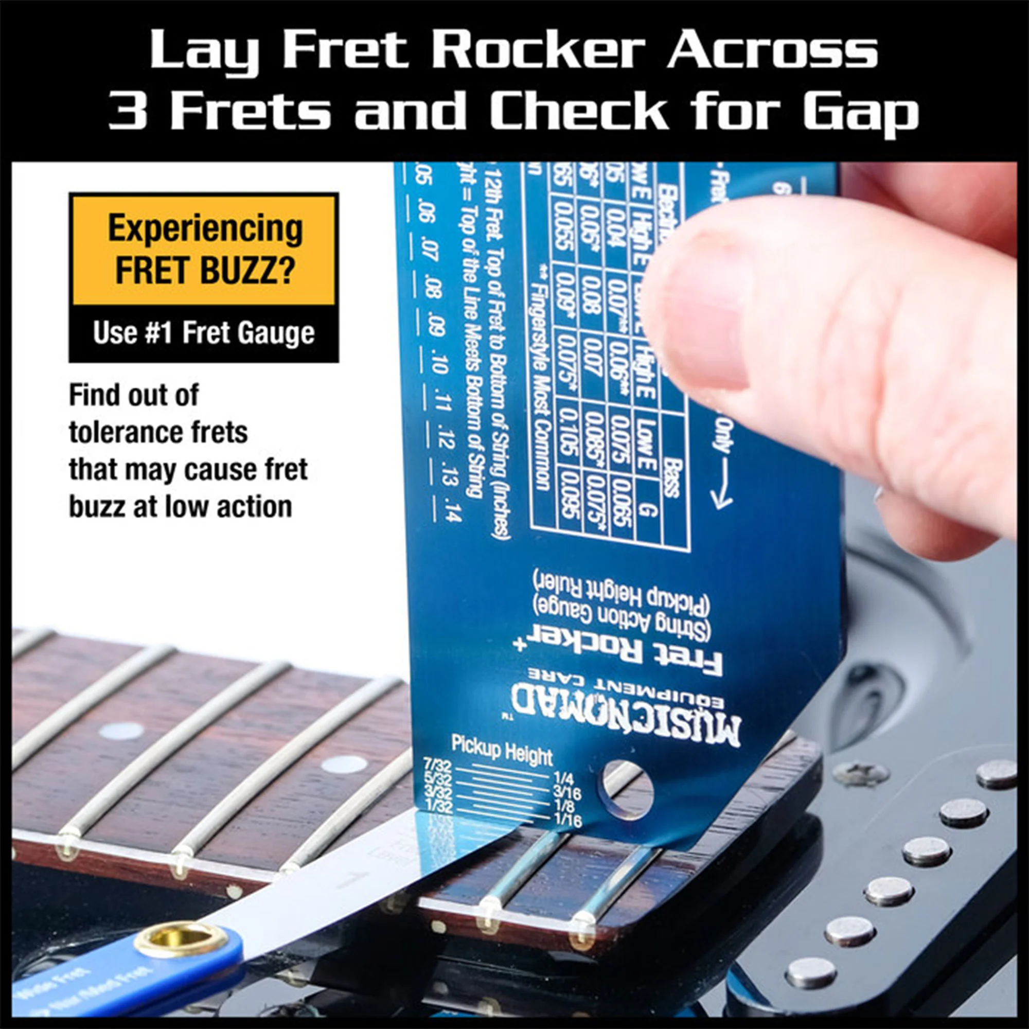 MusicNomad Precision Fret Gauge MN840 - Image 5